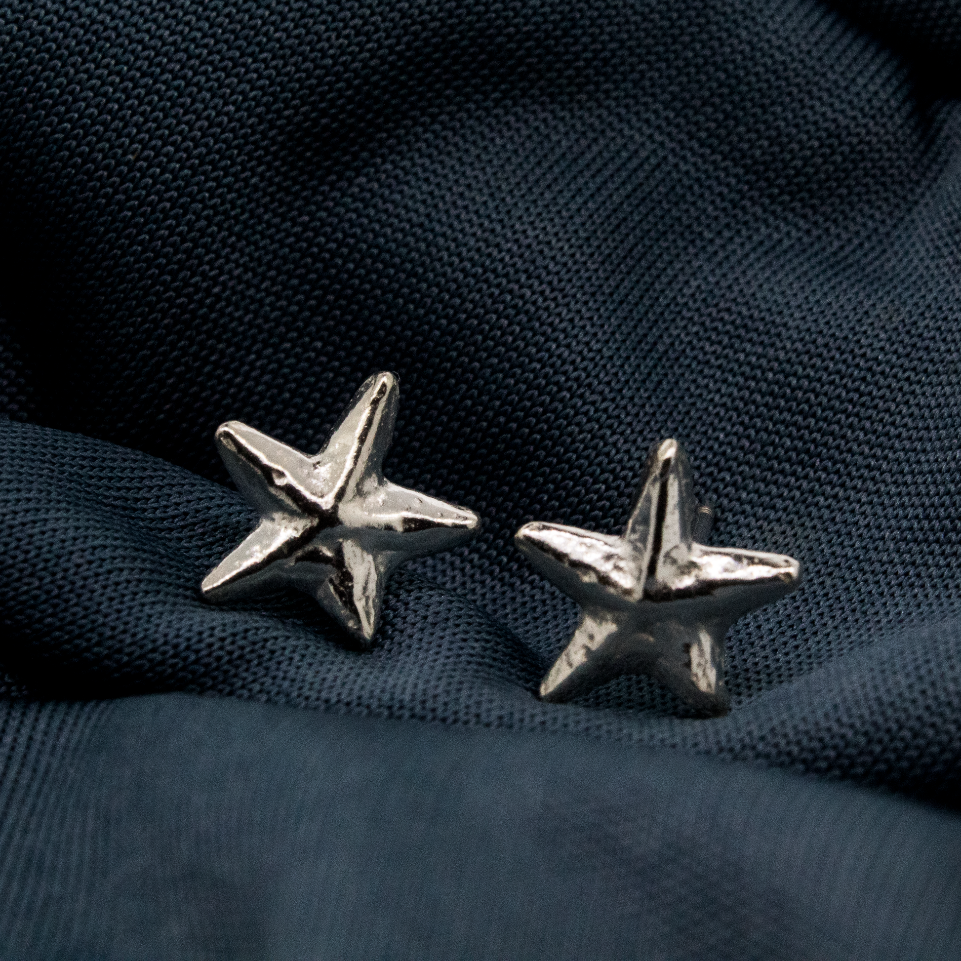 Large Starfish Silver Studs