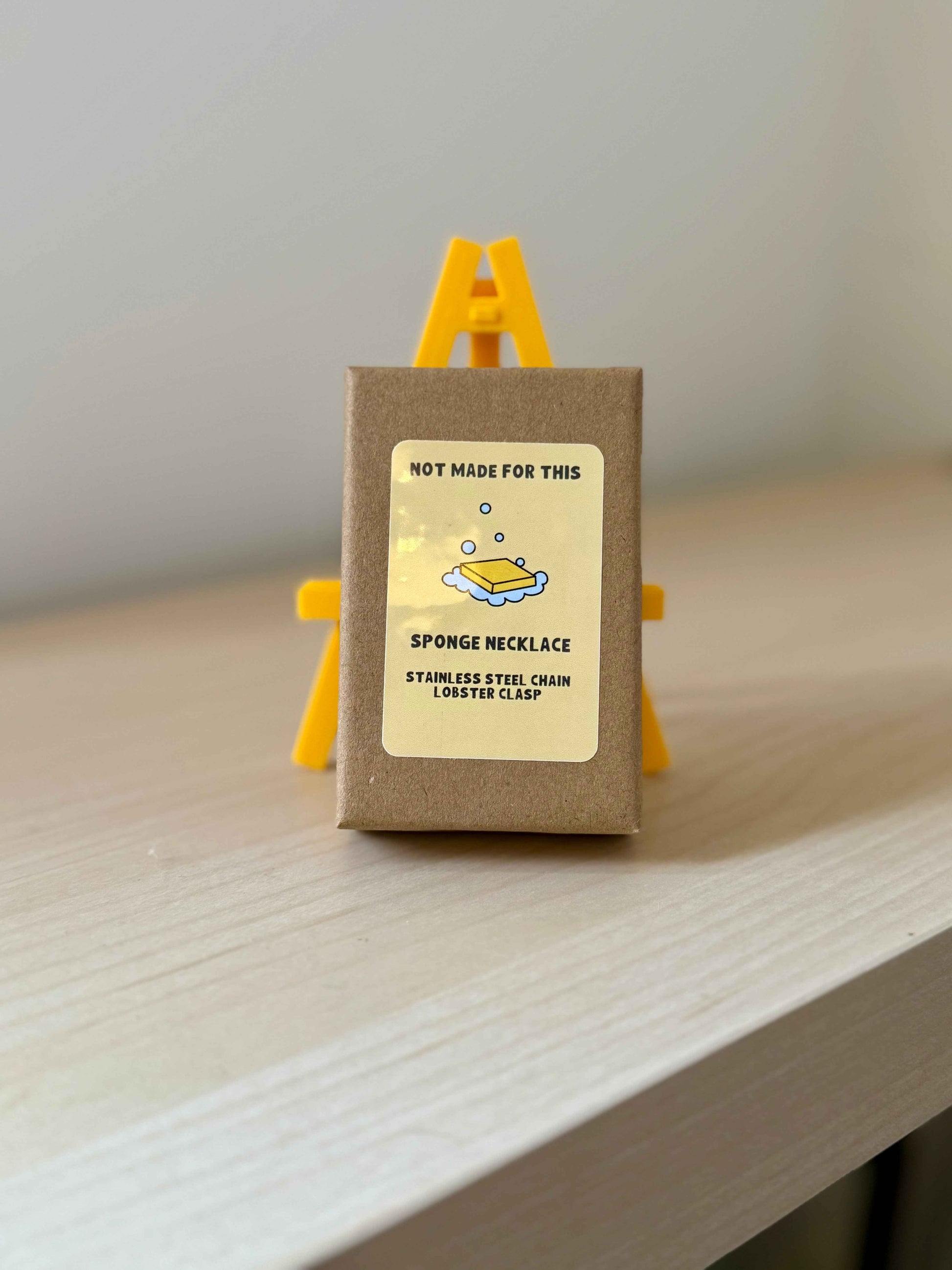 Sponge Necklace in Stainless Steel