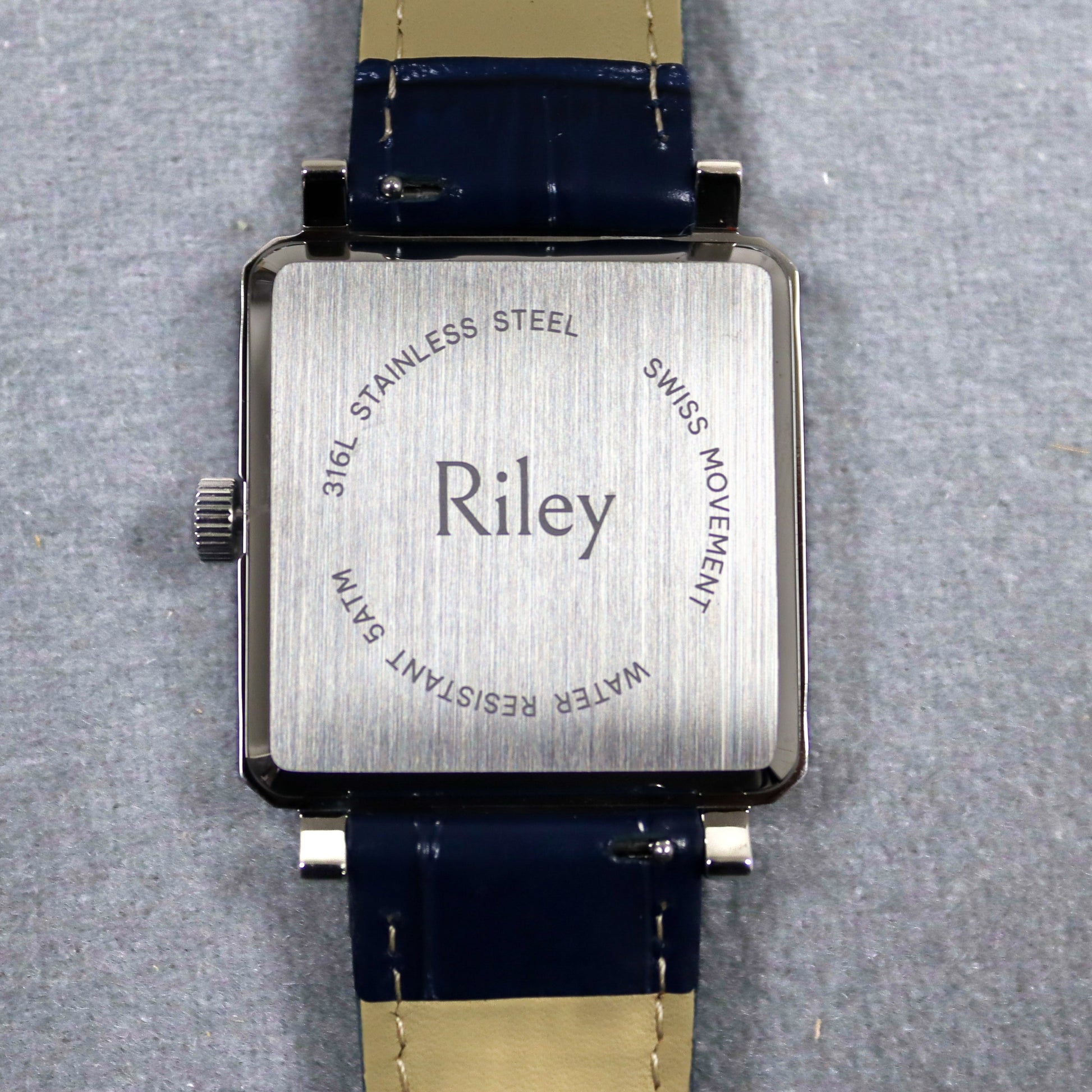 Deco Moon Square Moonphase Watch