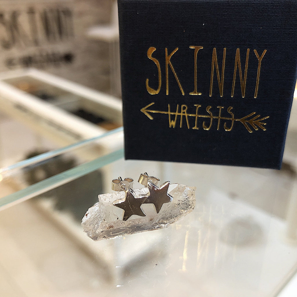 Baby Star Studs in Sterling Silver