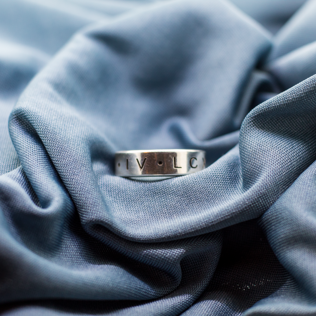 Personalised Unisex Maxi Band Ring in Sterling Silver