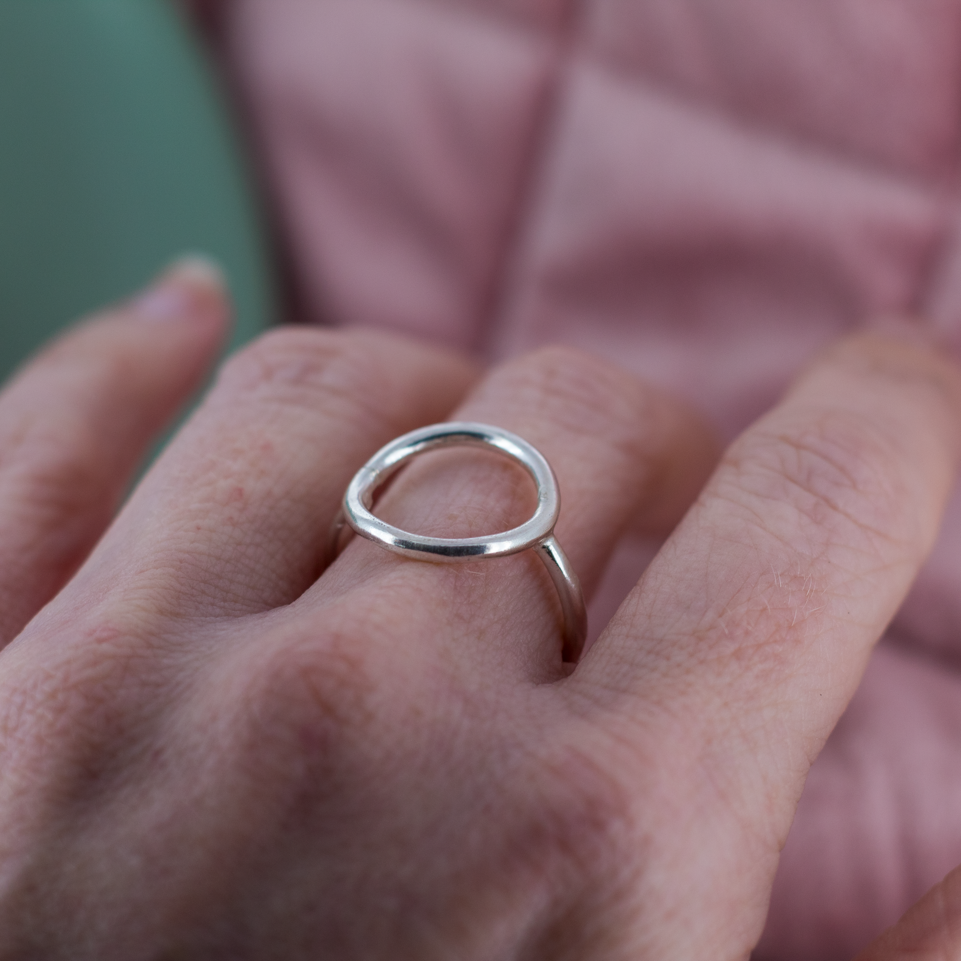 Karma Sterling Silver Ring