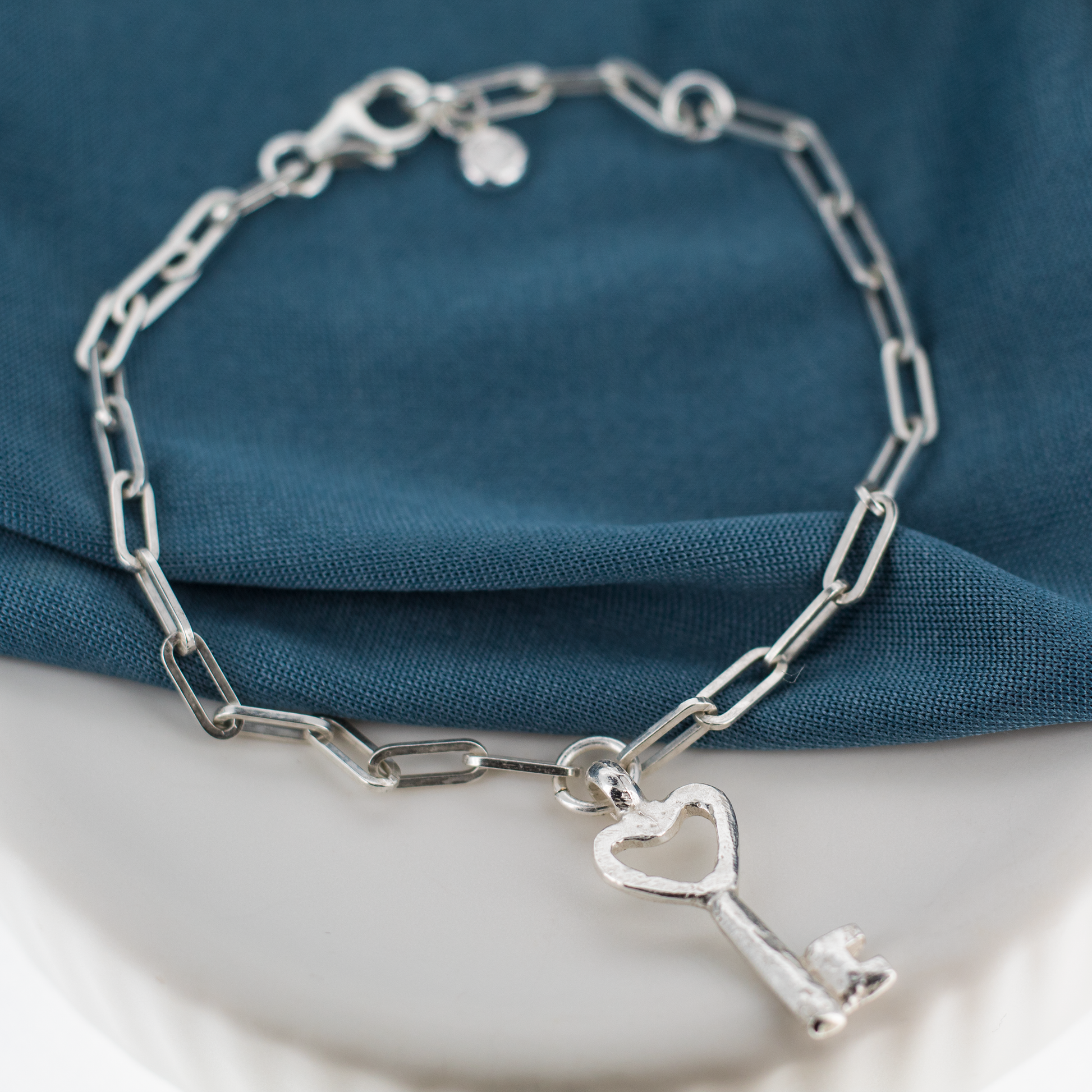 Key to My Heart Trace Chain Bracelet