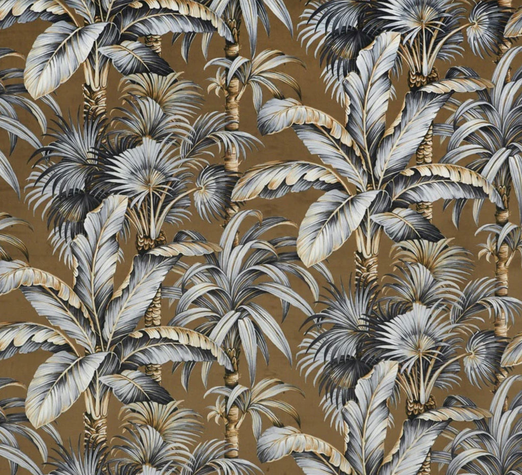 Tripura gold Velvet cone lampshade, extra tall lampshade
