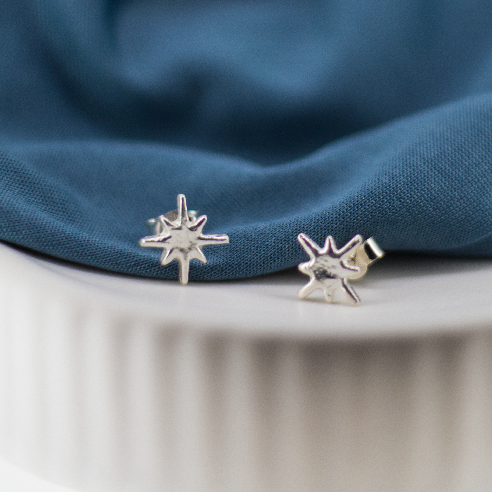 North Star Sterling Silver Studs