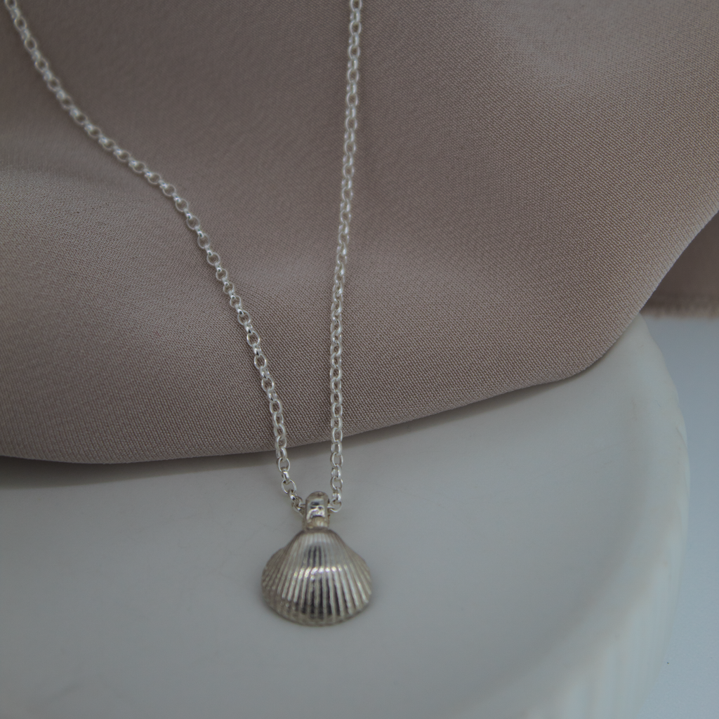 Lucky Charm Shell Necklace in Sterling Silver