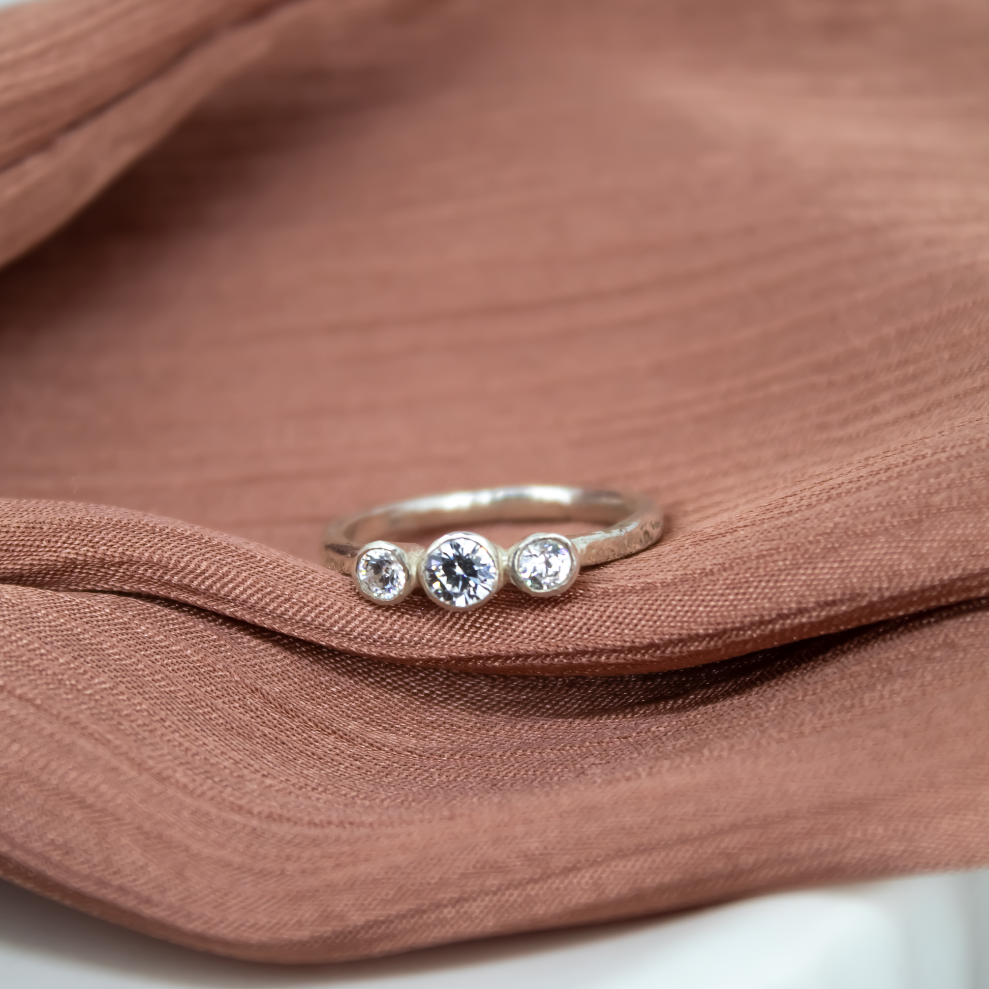 Trilogy Empire Ring in Sterling Silver