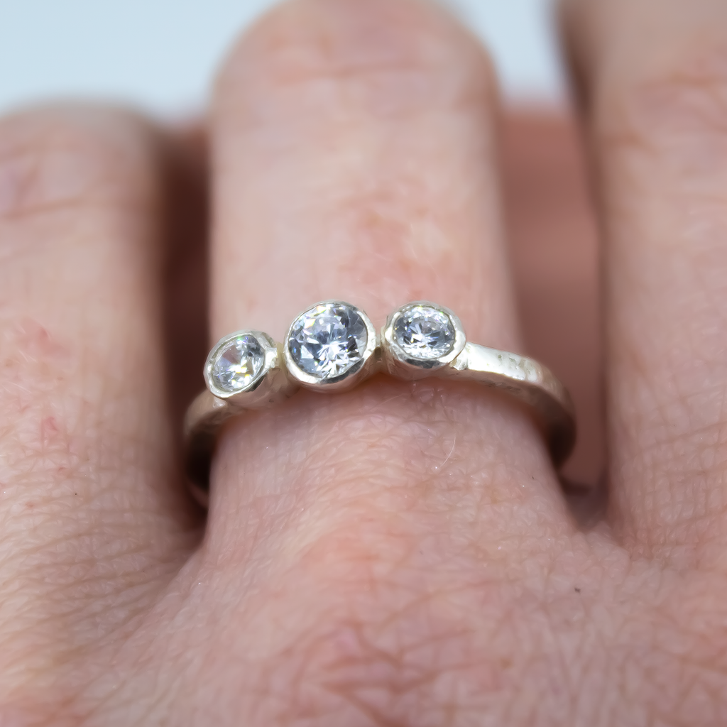 Trilogy Empire Ring in Sterling Silver