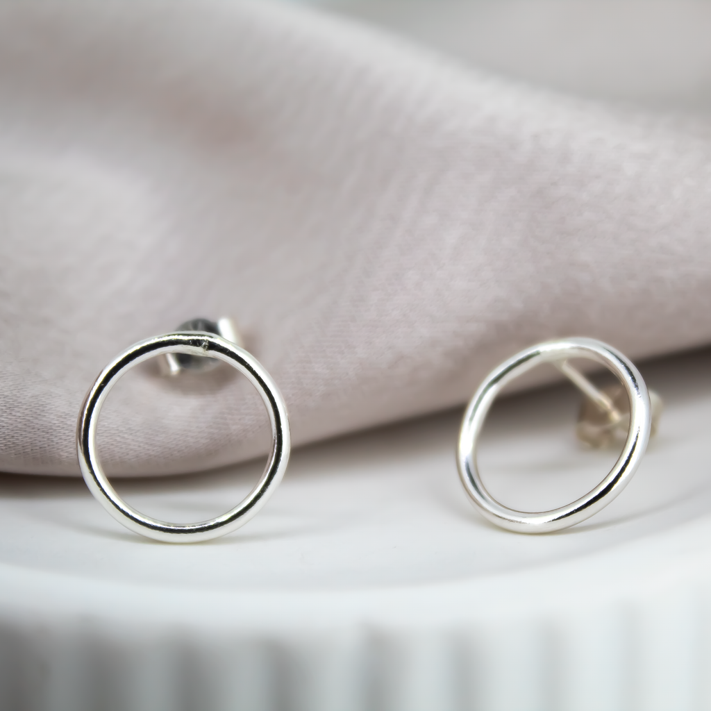 Karma Sterling Silver Earrings