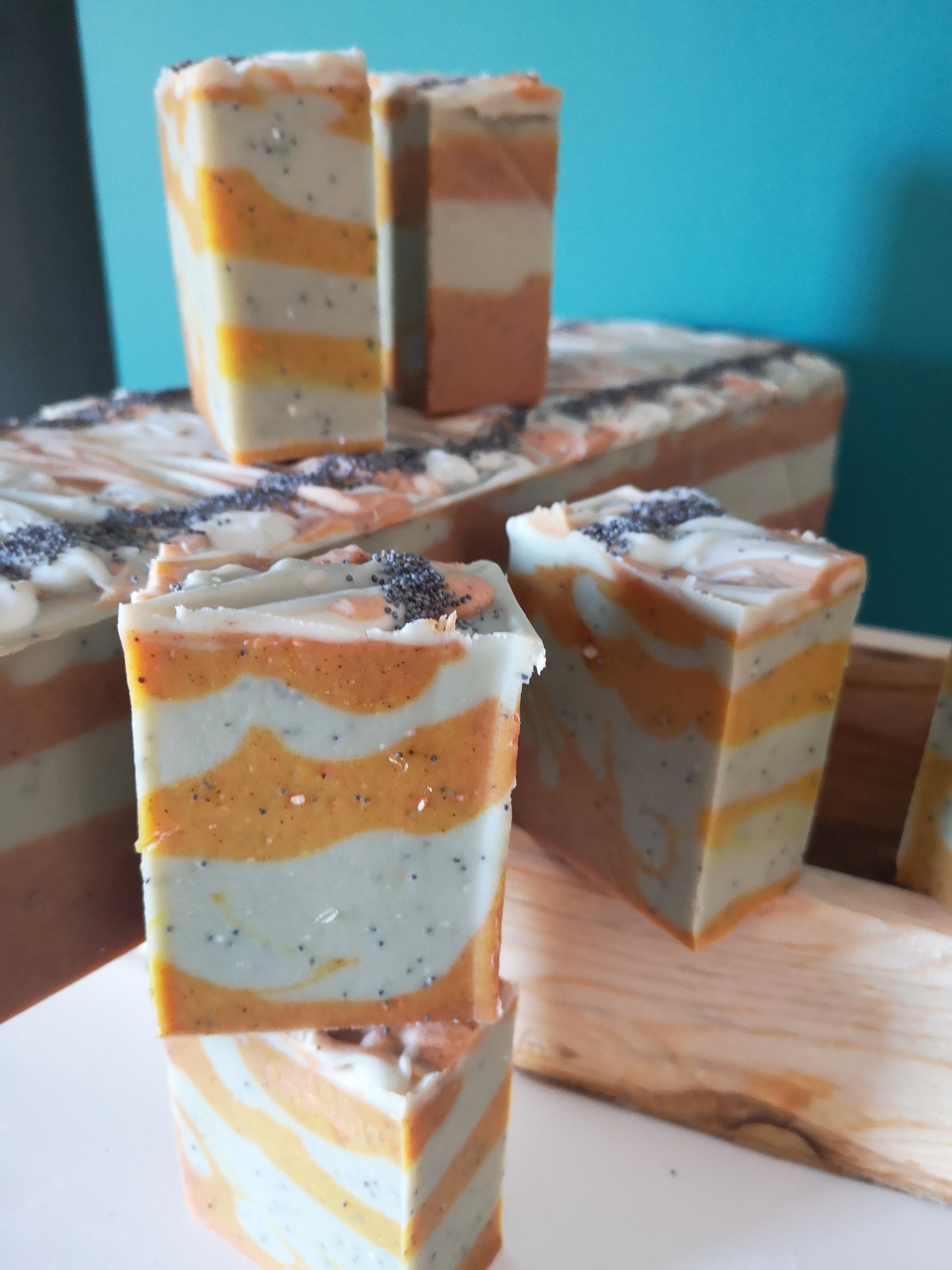 Vegan Hard Working Hands Soap with Turmeric and Green Clay