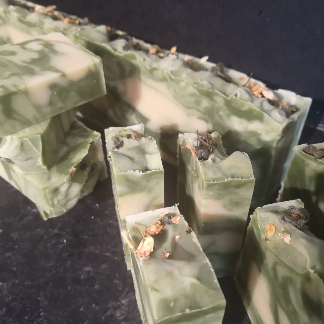 Chamomile Green Tea and Jasmine Vegan Soap