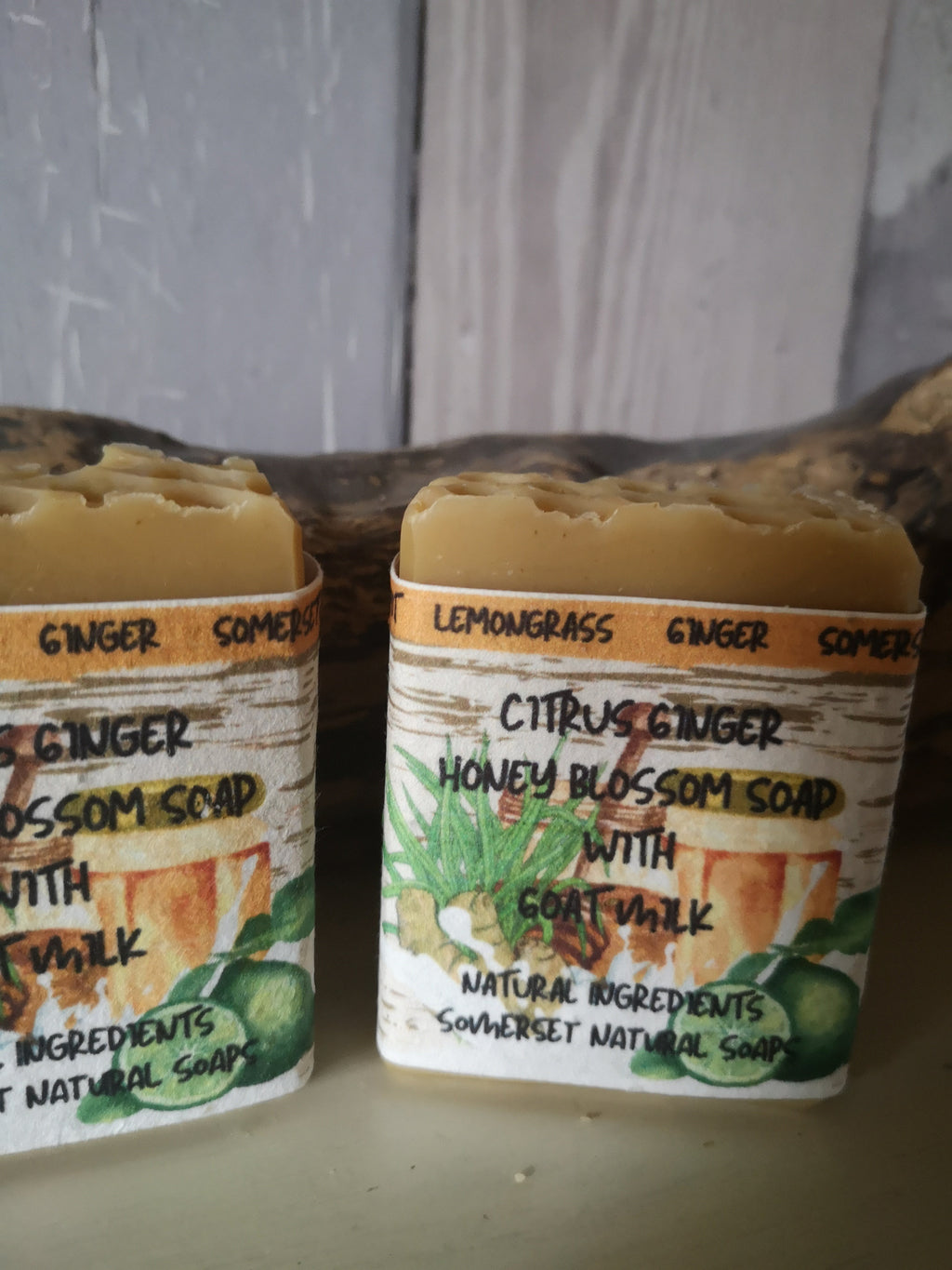 Citrus Ginger Goat Milk and Honey Soap
