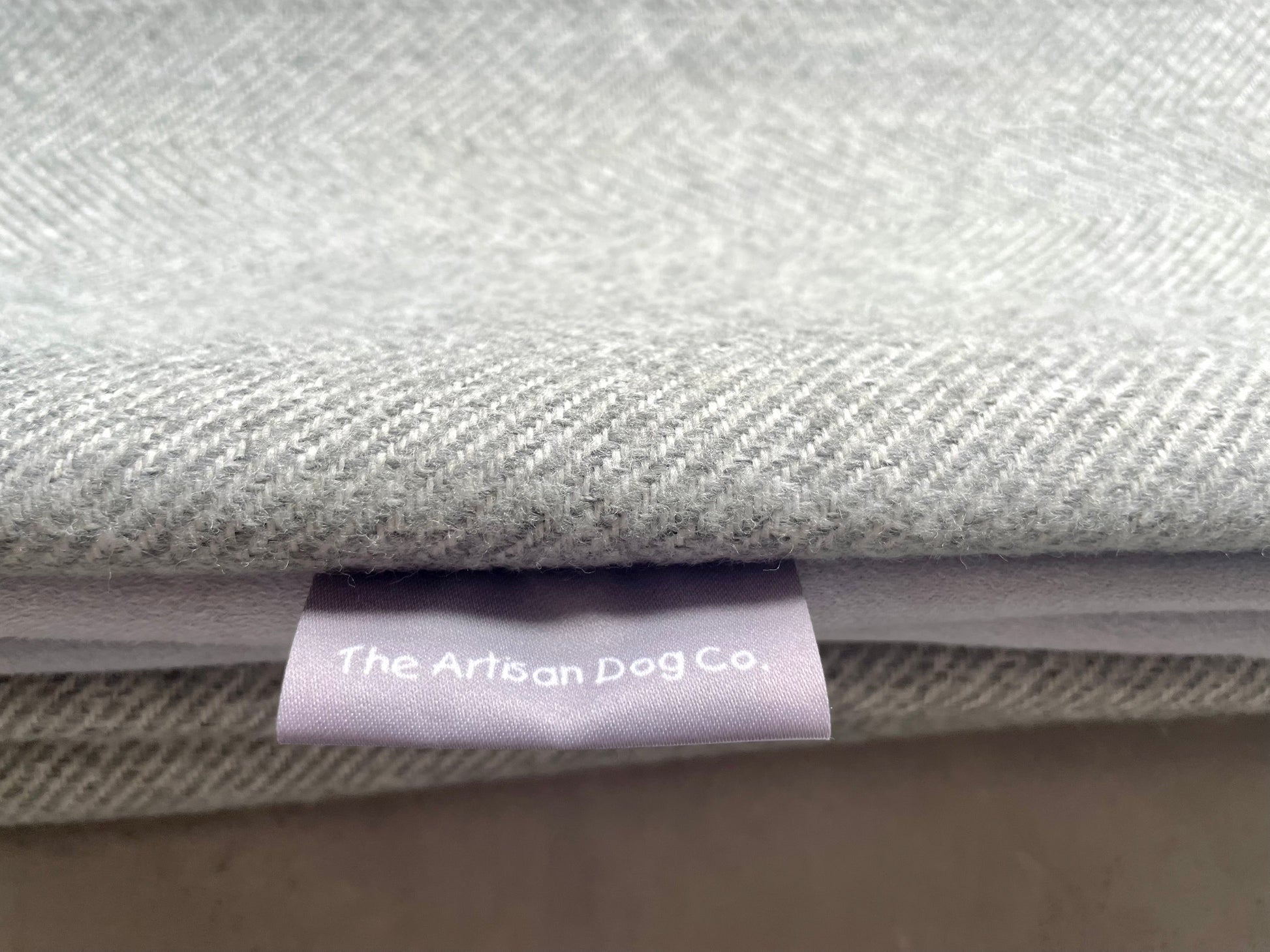 Handcrafted Pet Blanket Throw in Herringbone