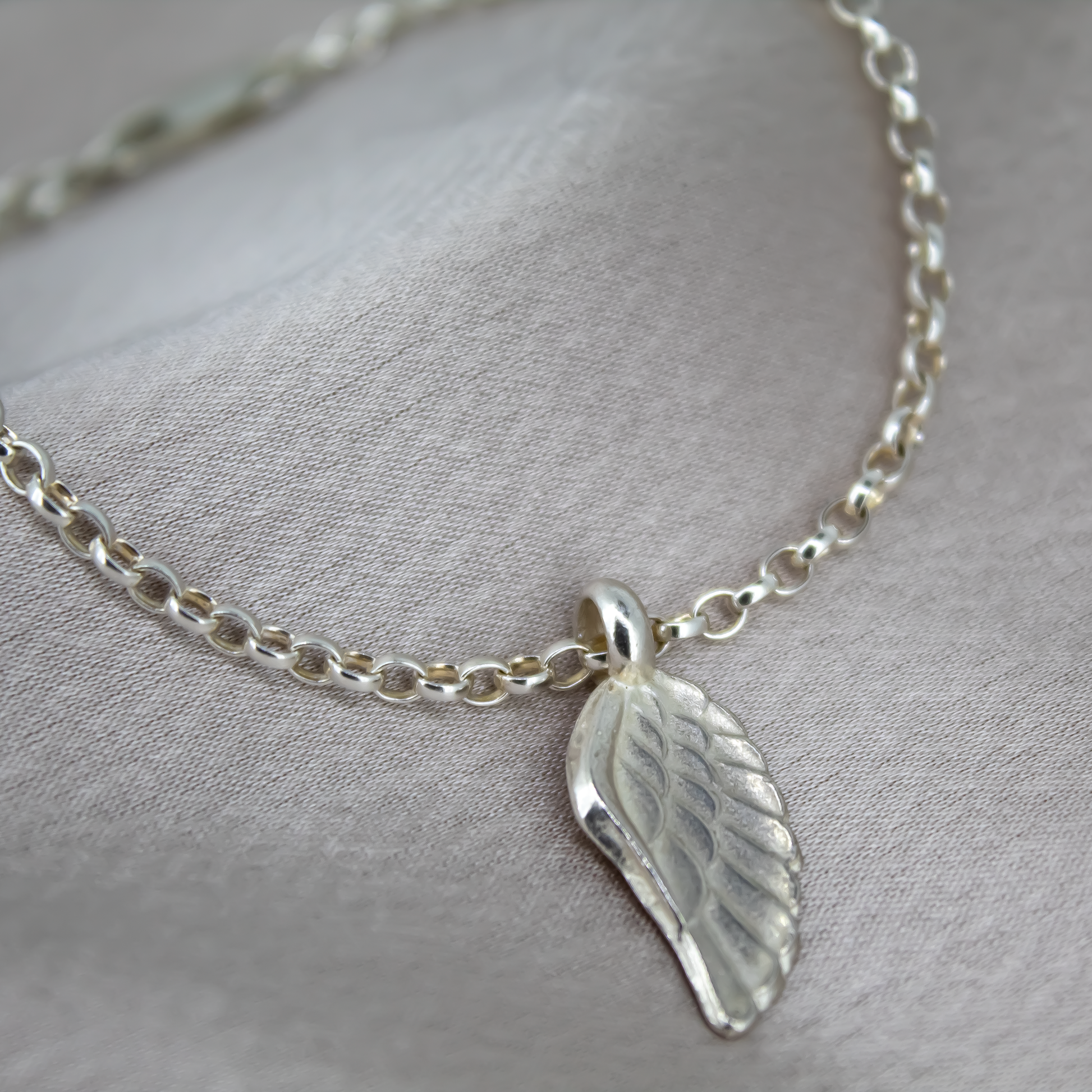 Angel Wing Silver Bracelet