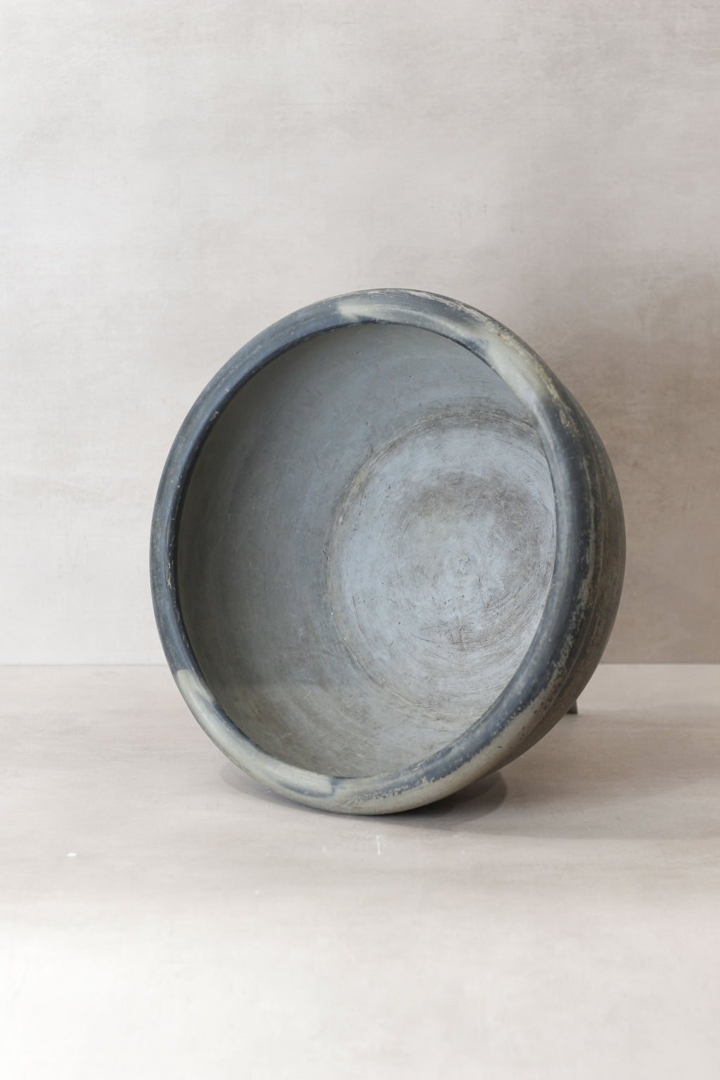 Wabi Sabi Antique Matt Grey Terracotta Bowl