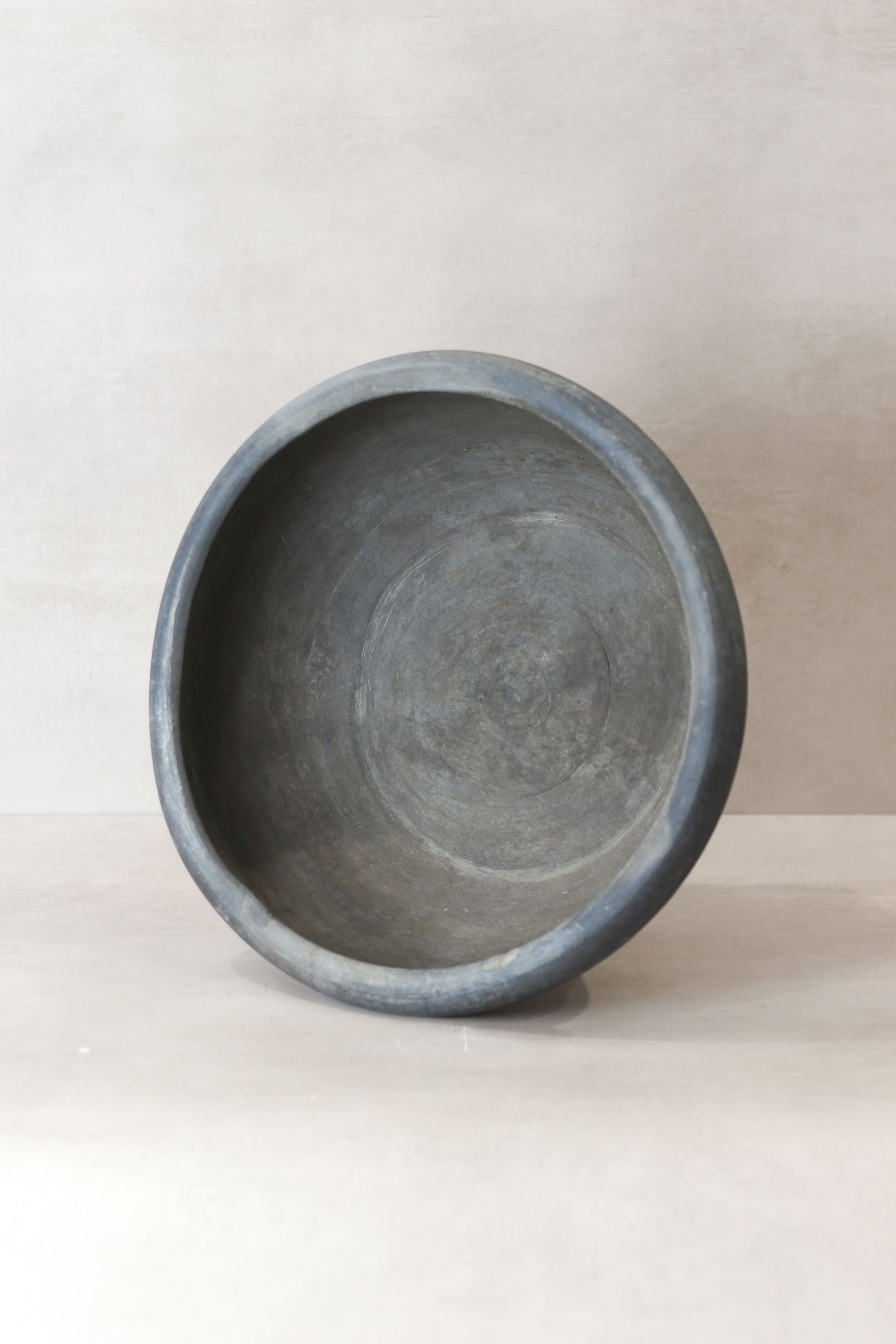 Antique Matt Grey Terracotta Bowl