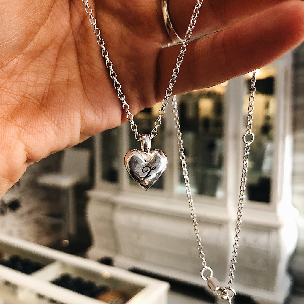 Sterling Silver Heart Necklace