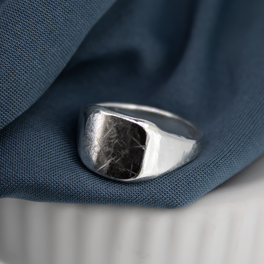 Square Signet Ring in Sterling Silver