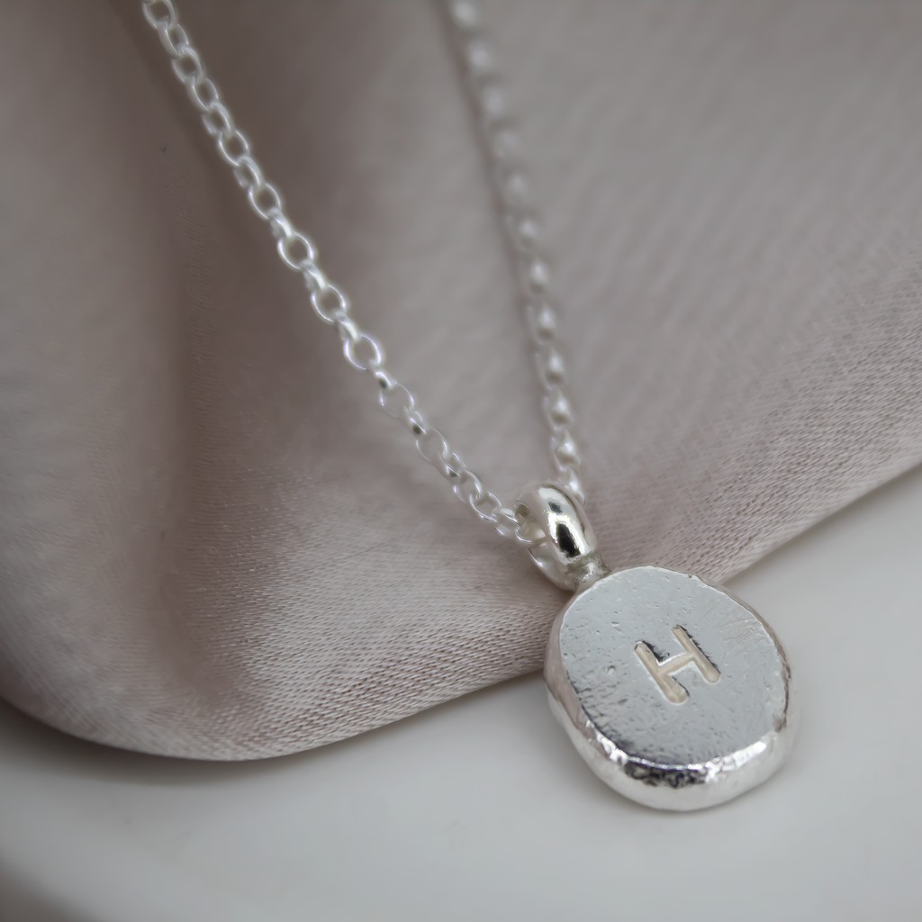 Sterling Silver Pebble Necklace
