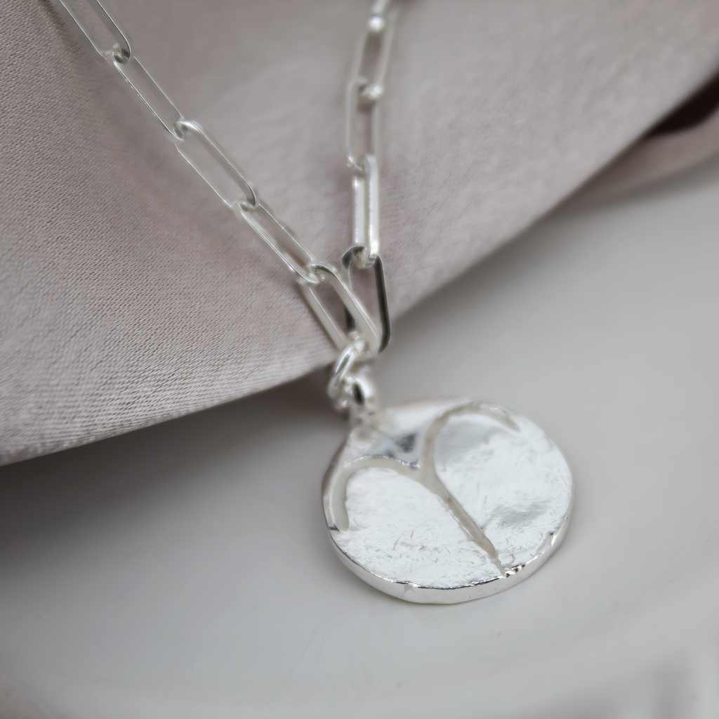 Star Sign Trace Chain Necklace in Sterling Silver