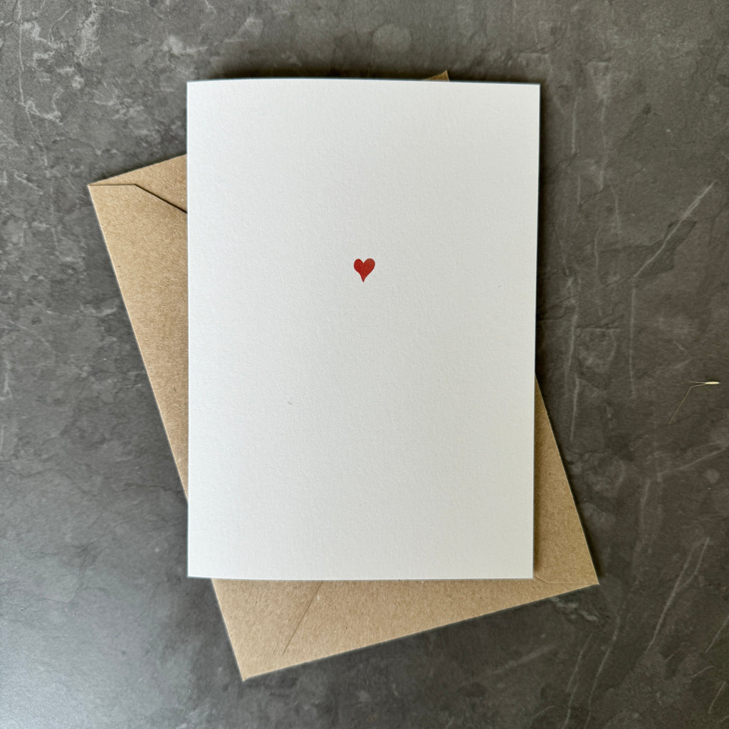Tiny Love Heart Greeting Card