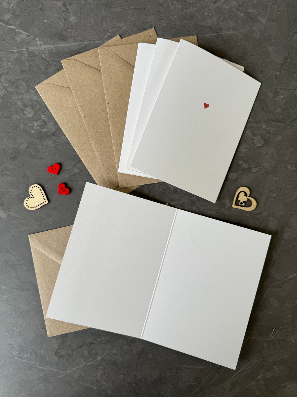Tiny Love Heart Note Cards