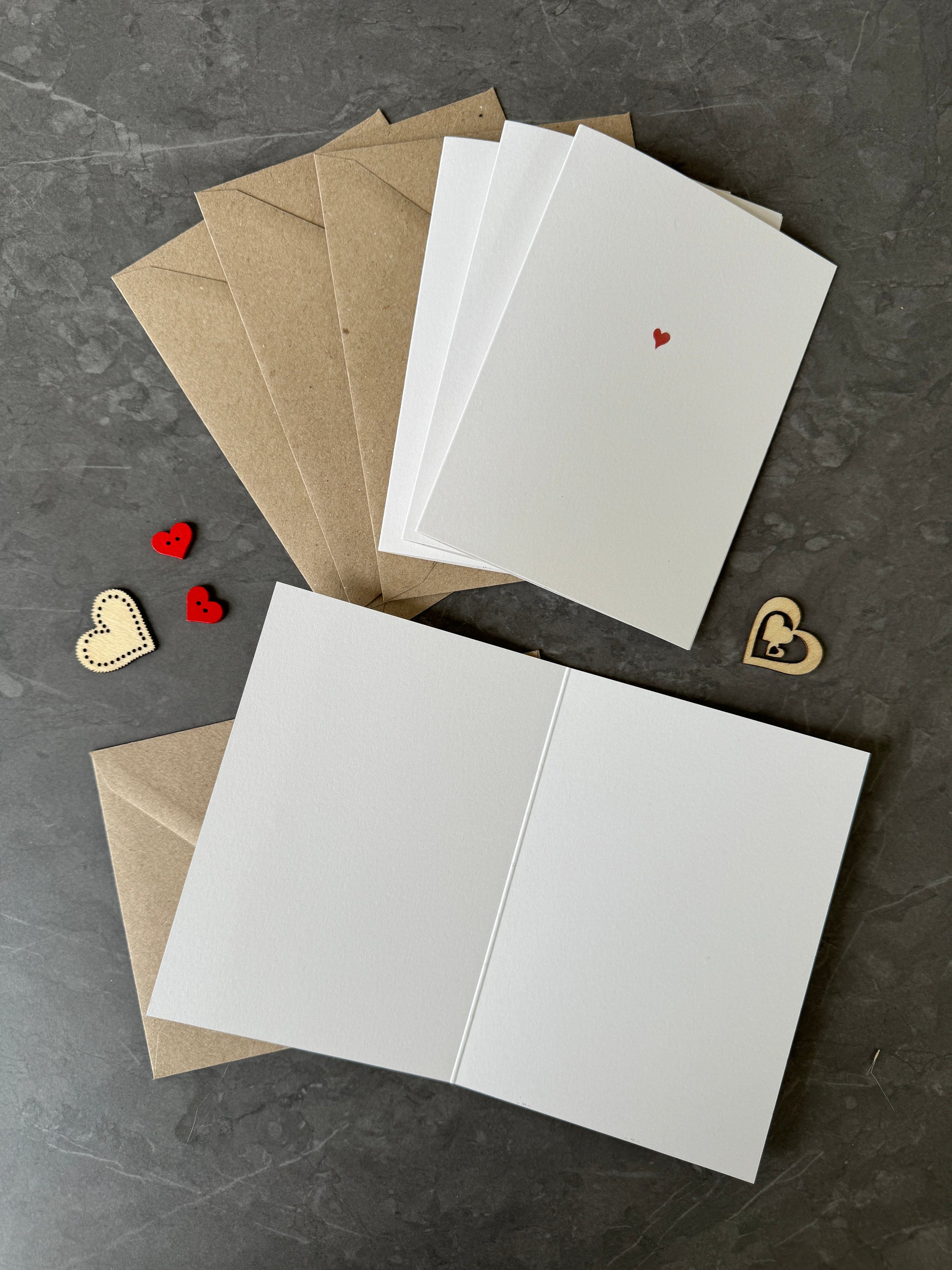 Tiny Love Heart Note Cards