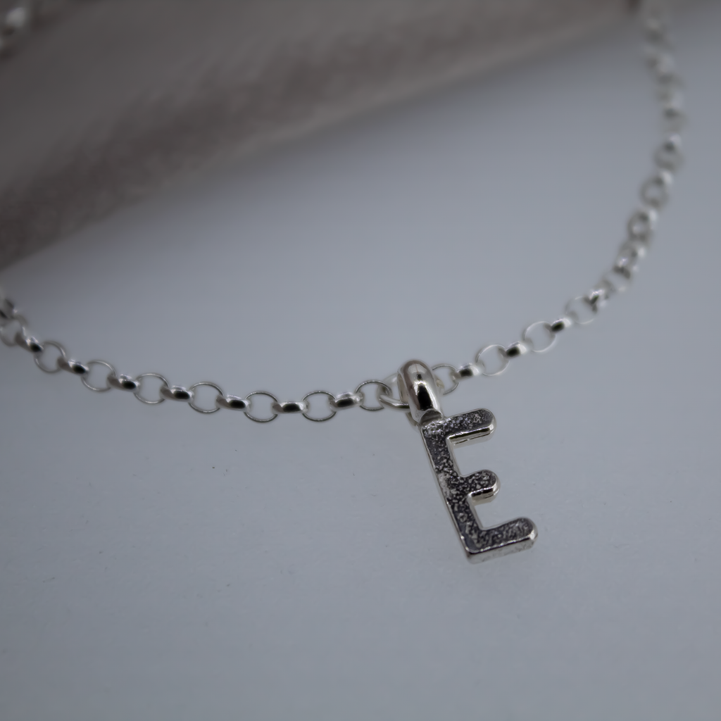 Alphabet Chain Bracelet Sterling Silver