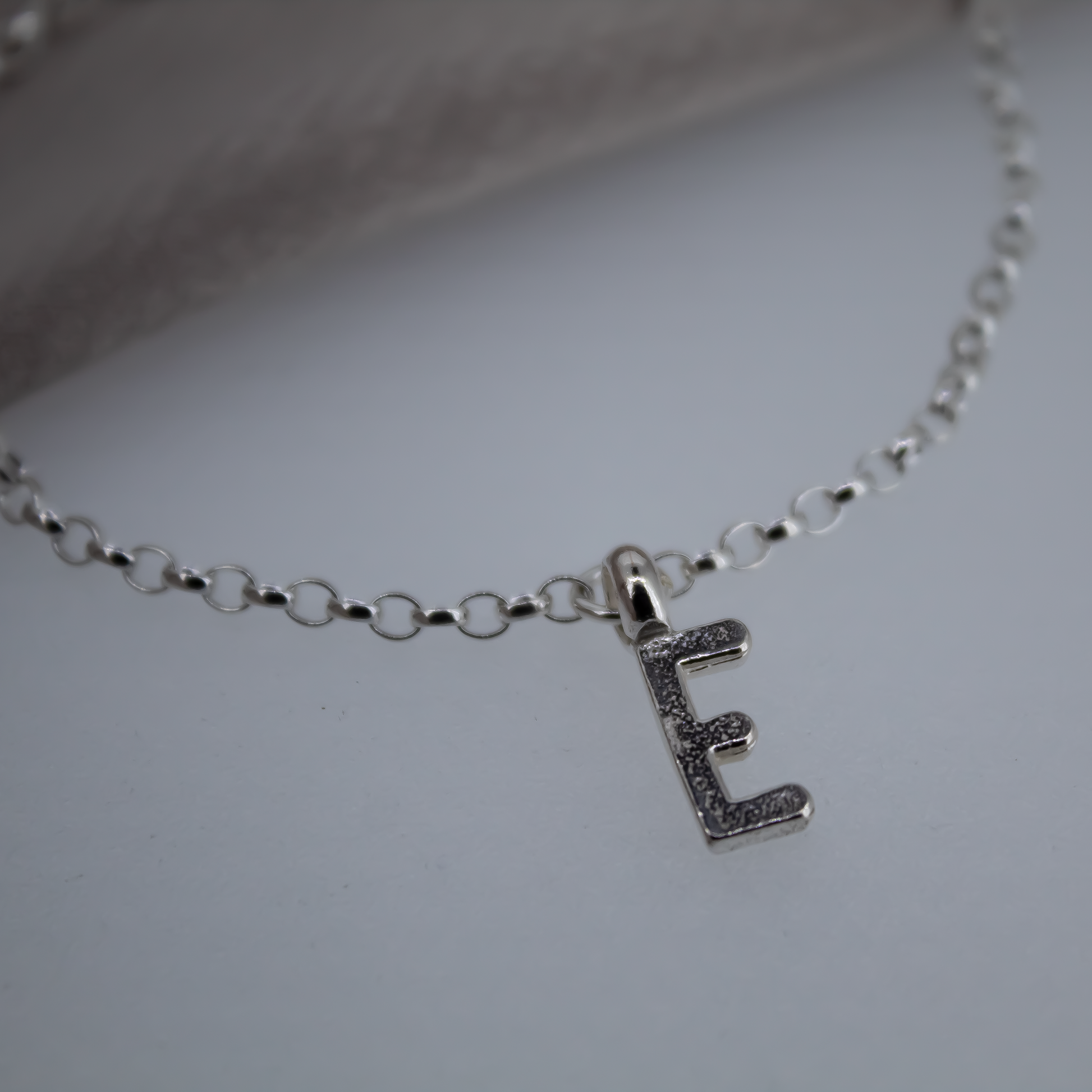 Alphabet Chain Bracelet Sterling Silver