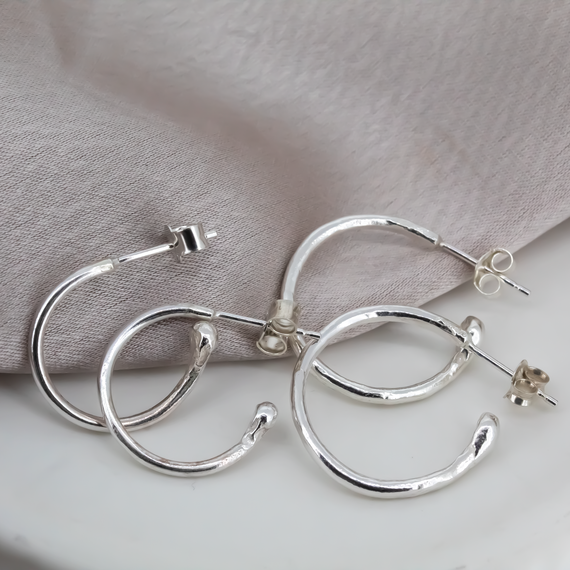 Sterling Silver Mini Hoops