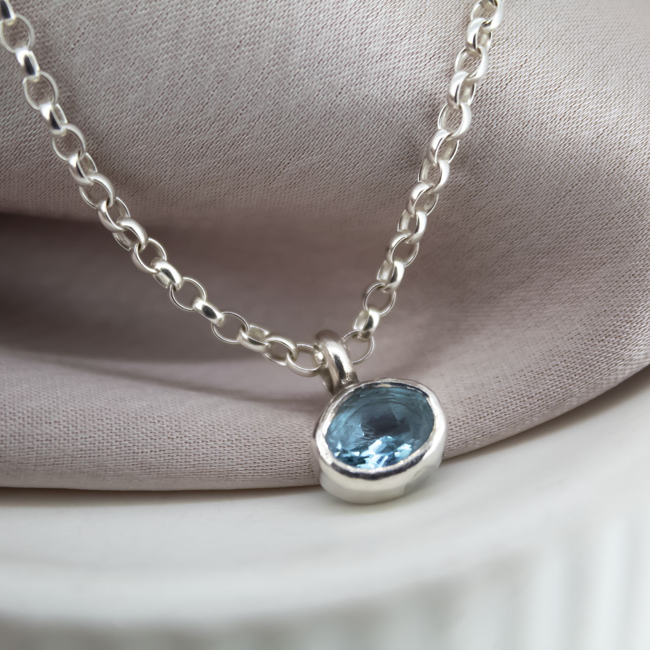 Topaz Sterling Silver Necklace