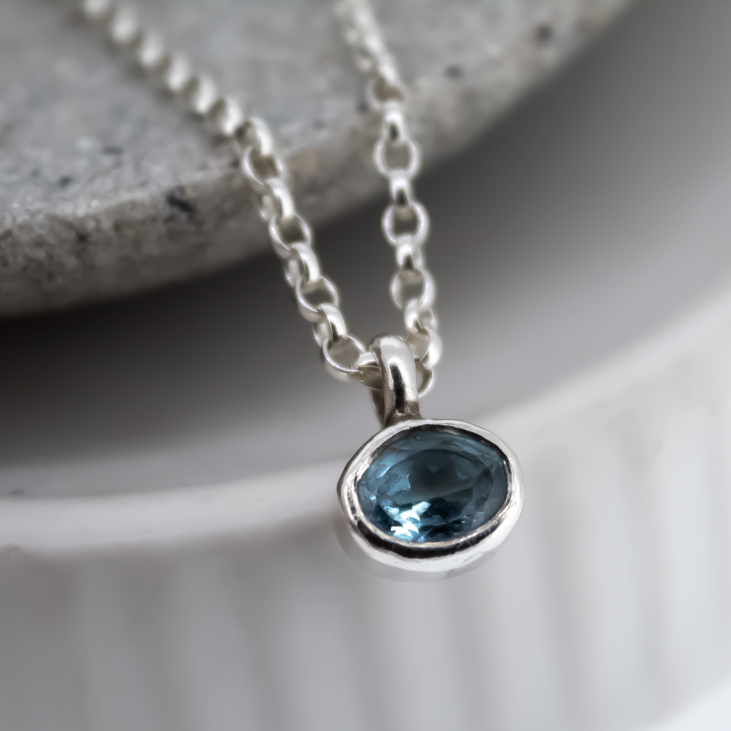 Topaz Sterling Silver Necklace