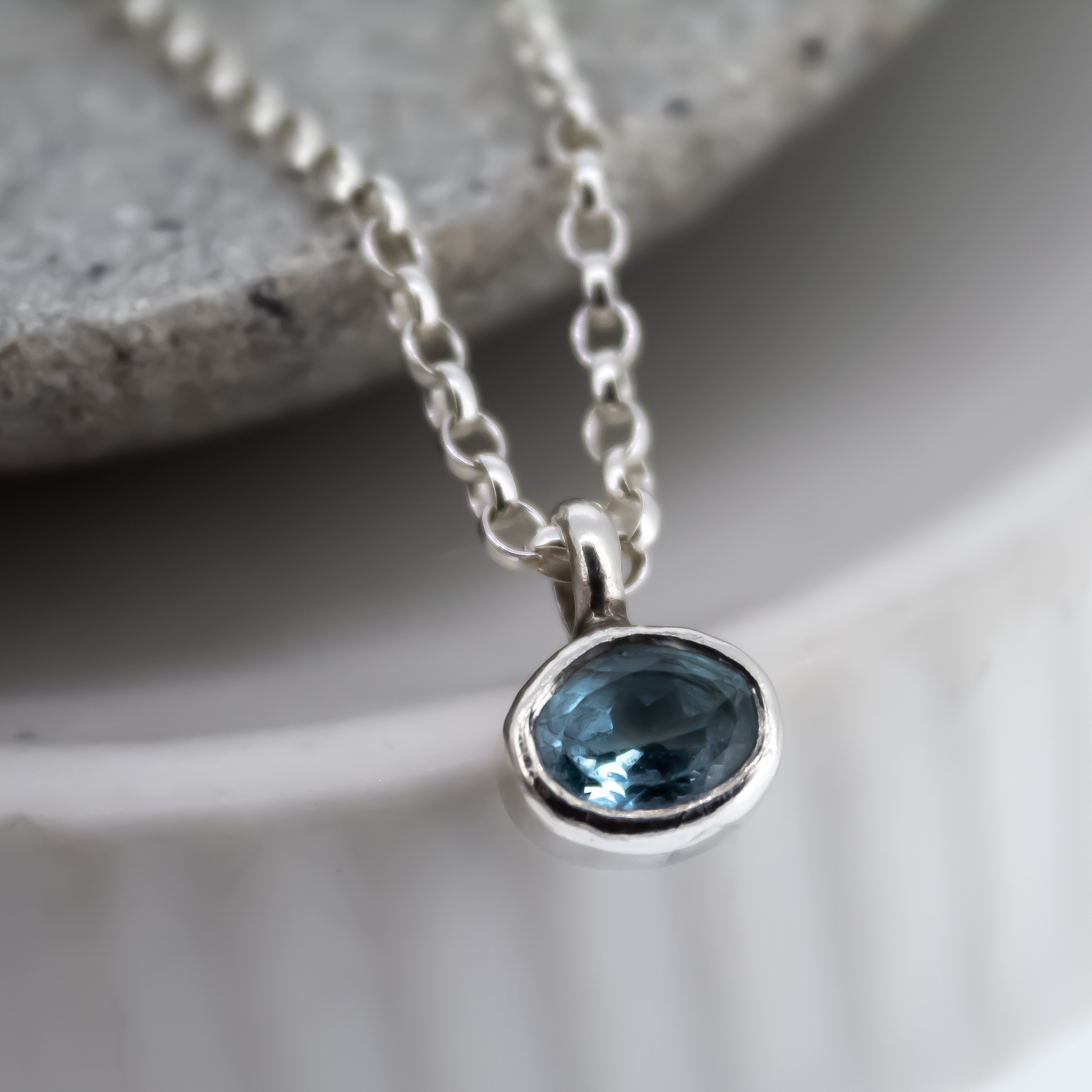 Topaz Sterling Silver Necklace