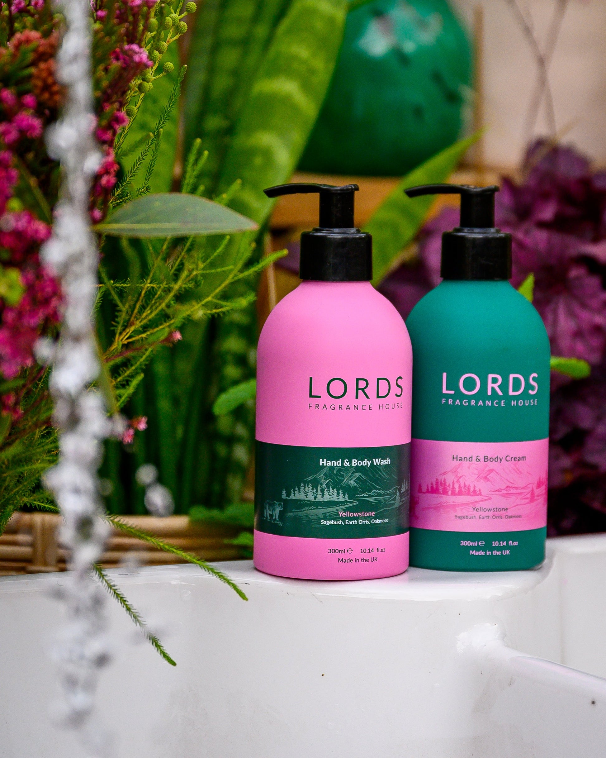 Pink Hand and Body Wash in Aluminium Bottle