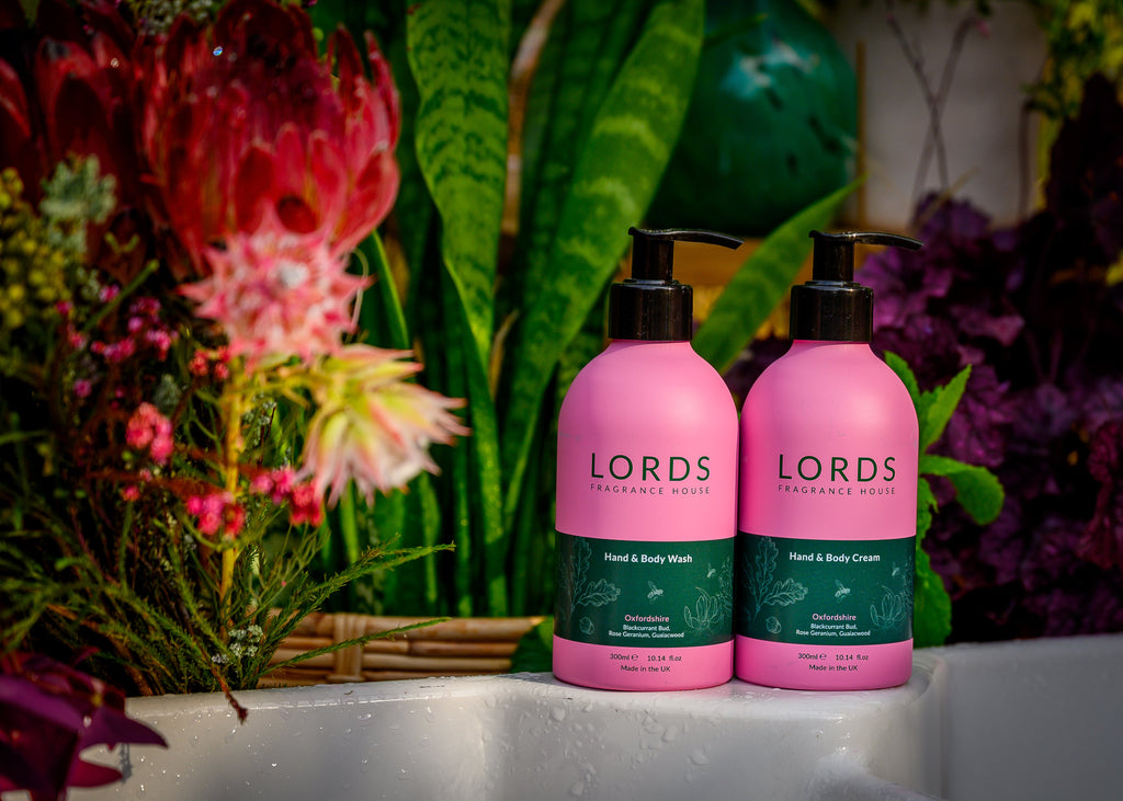 Hand and Body Cream Pink Refillable Aluminium 300ml