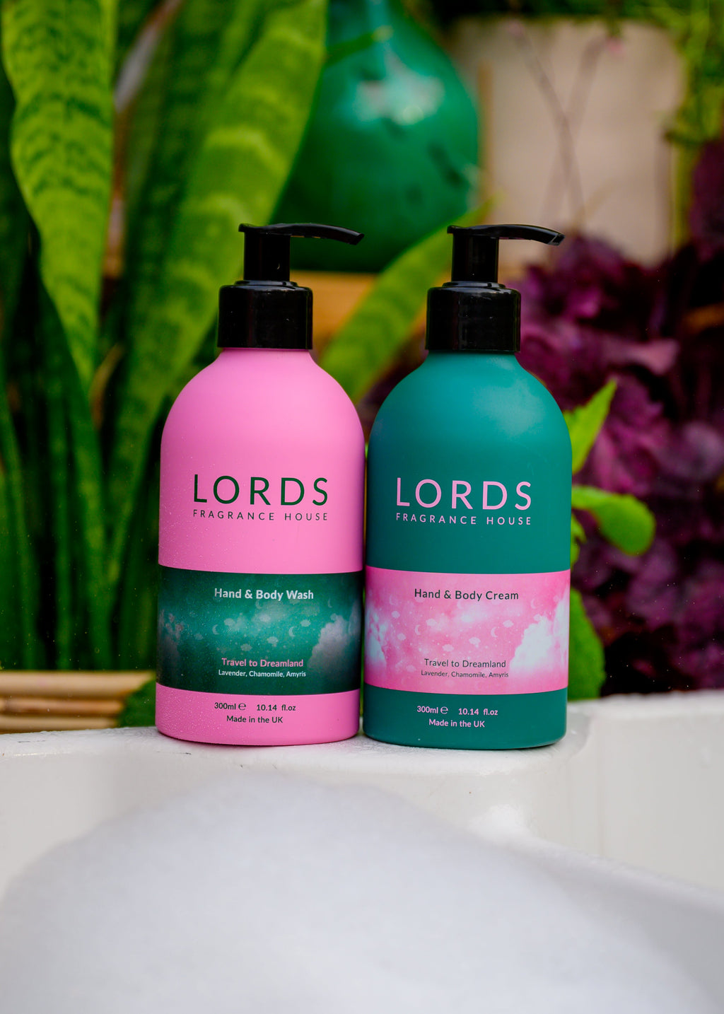 Pink Hand and Body Wash in Aluminium Bottle