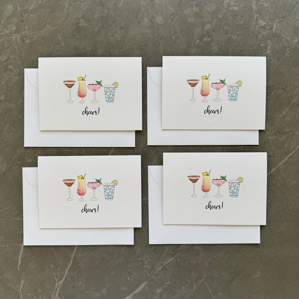 Cocktail Greeting Cards Pack
