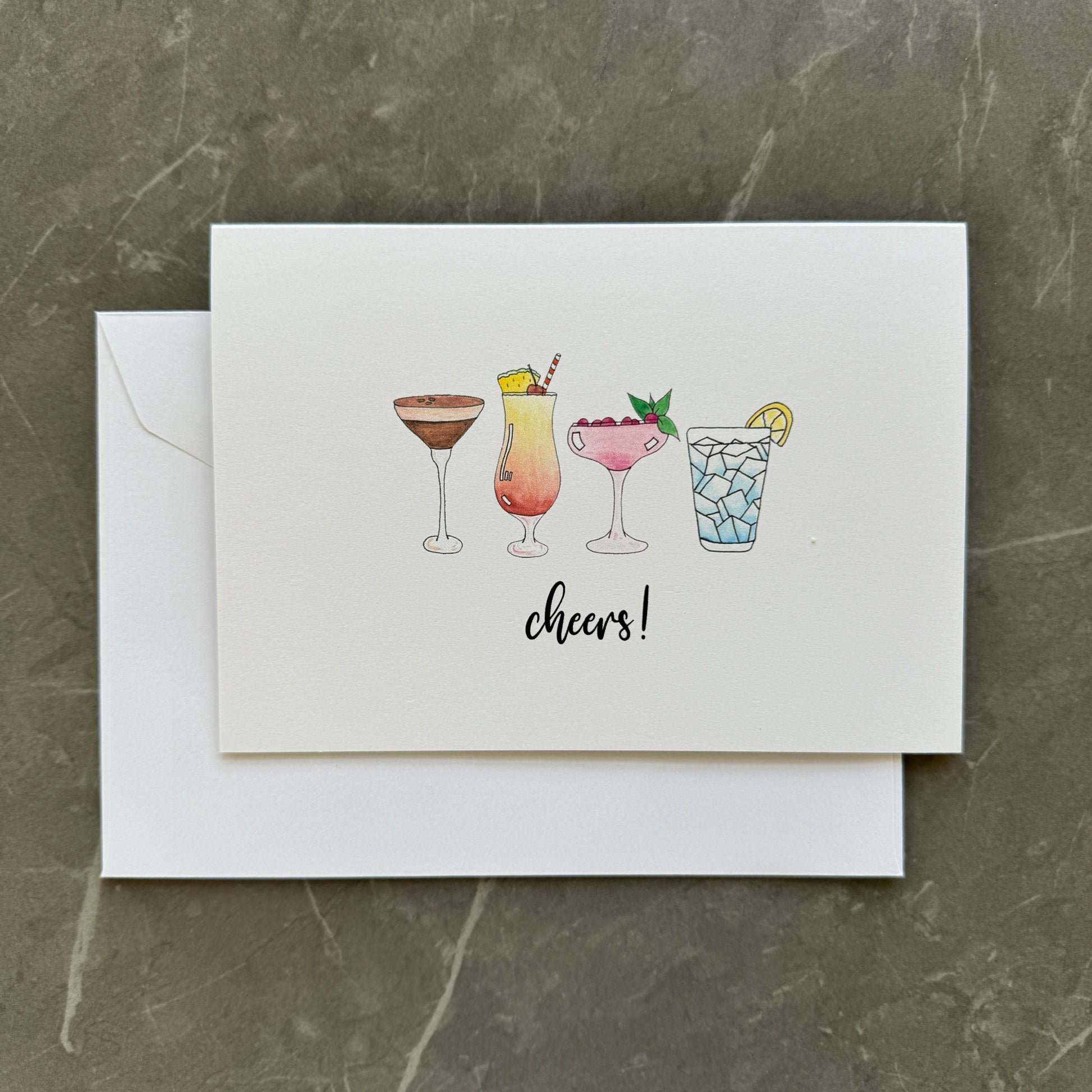 Cocktail Greeting Cards Pack