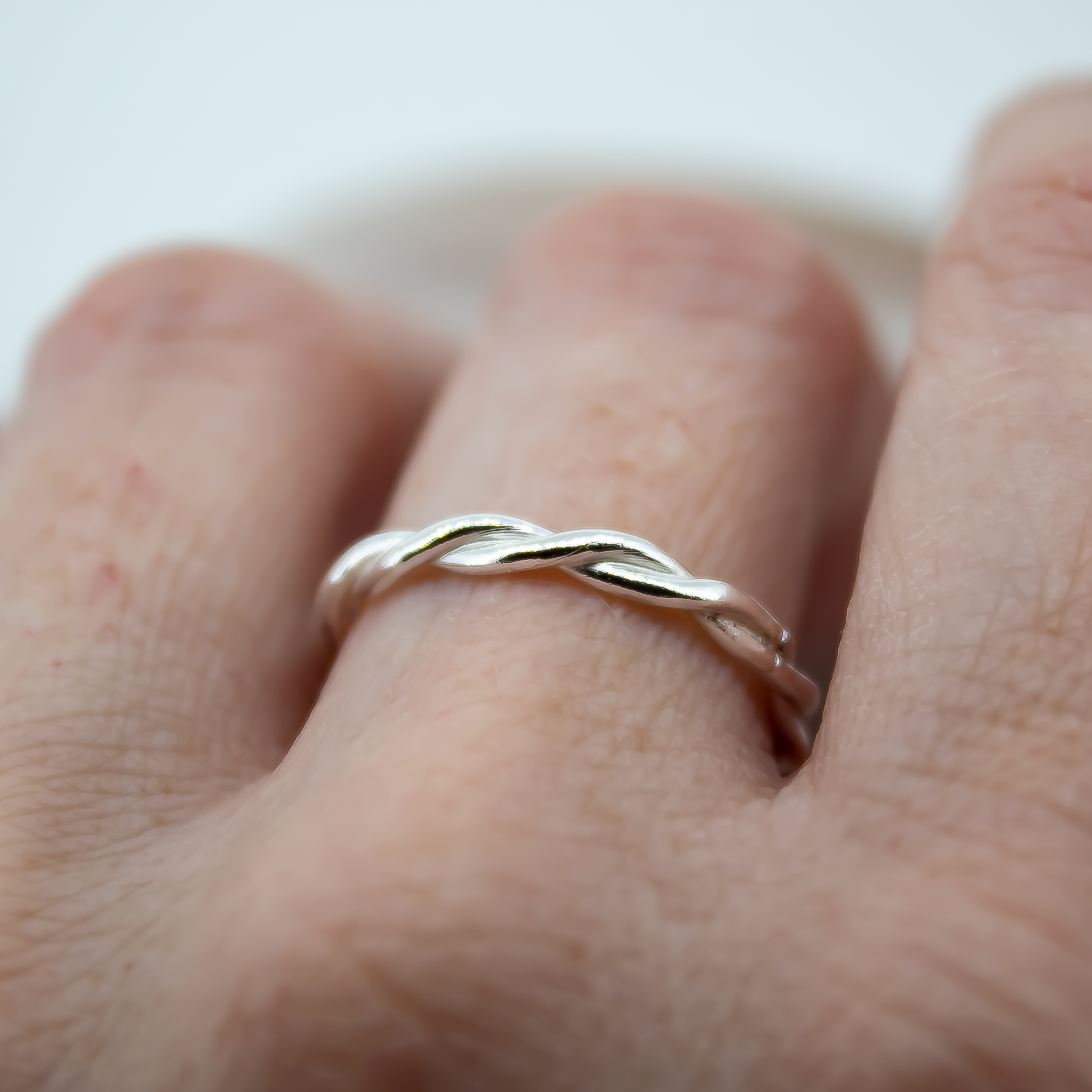 Twisted Sterling Silver Stacking Rings