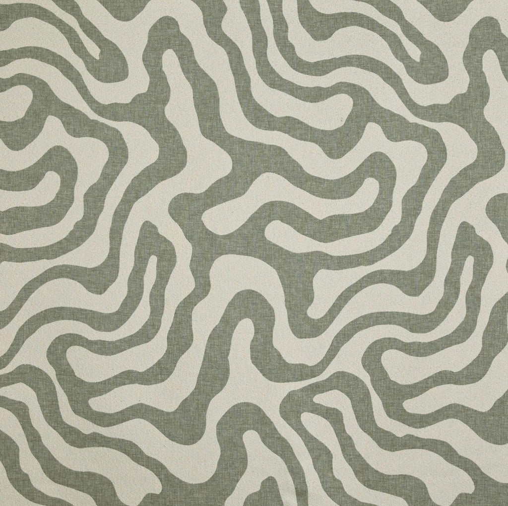 Green Wiggle coolie lampshade/ ceiling light shade, empire lampshade