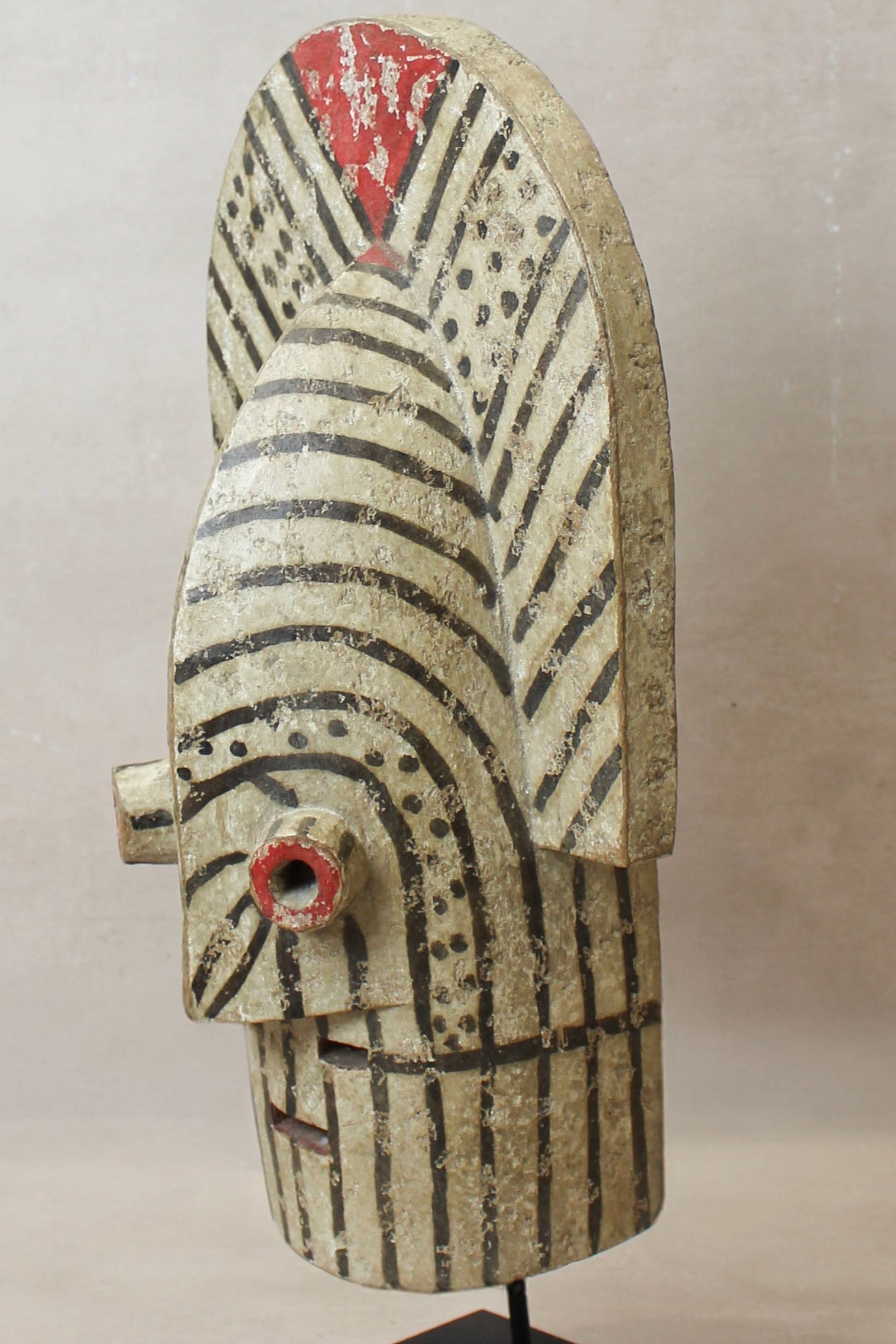 Kifwebe Striped Mask from Congo DRC