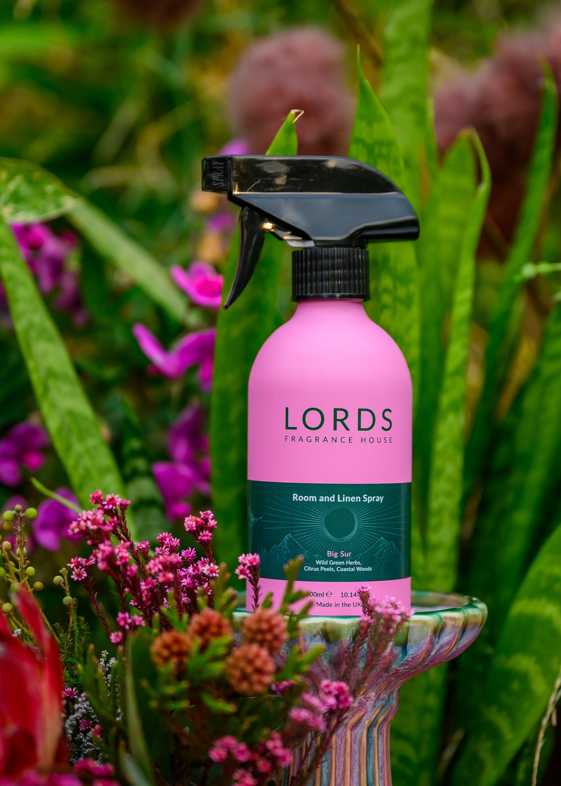 Pink Aluminium Room and Linen Spray