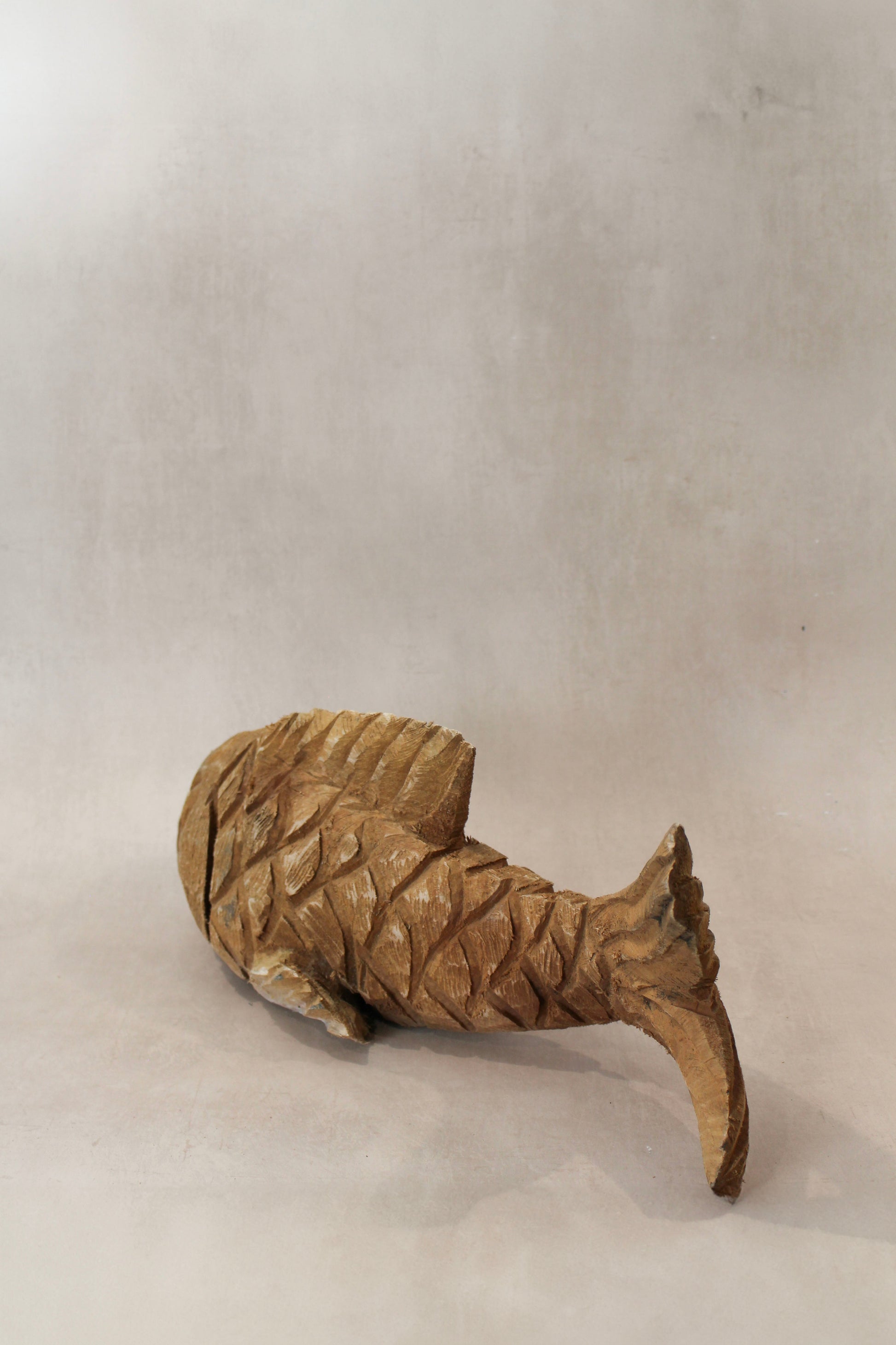 Hand Carved Driftwood Fish Wall Sculpture