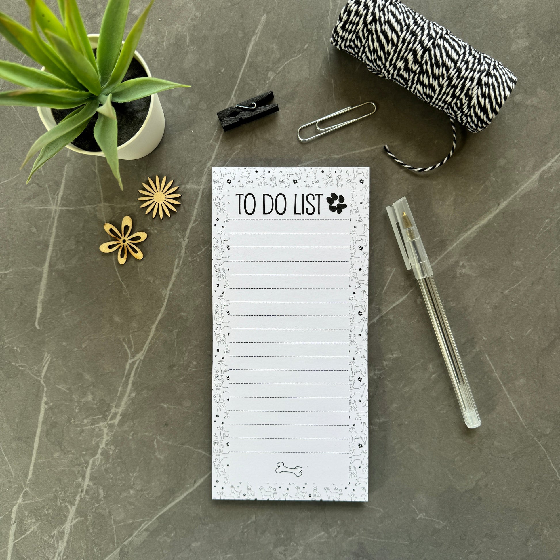 Dog List Pad Notepad