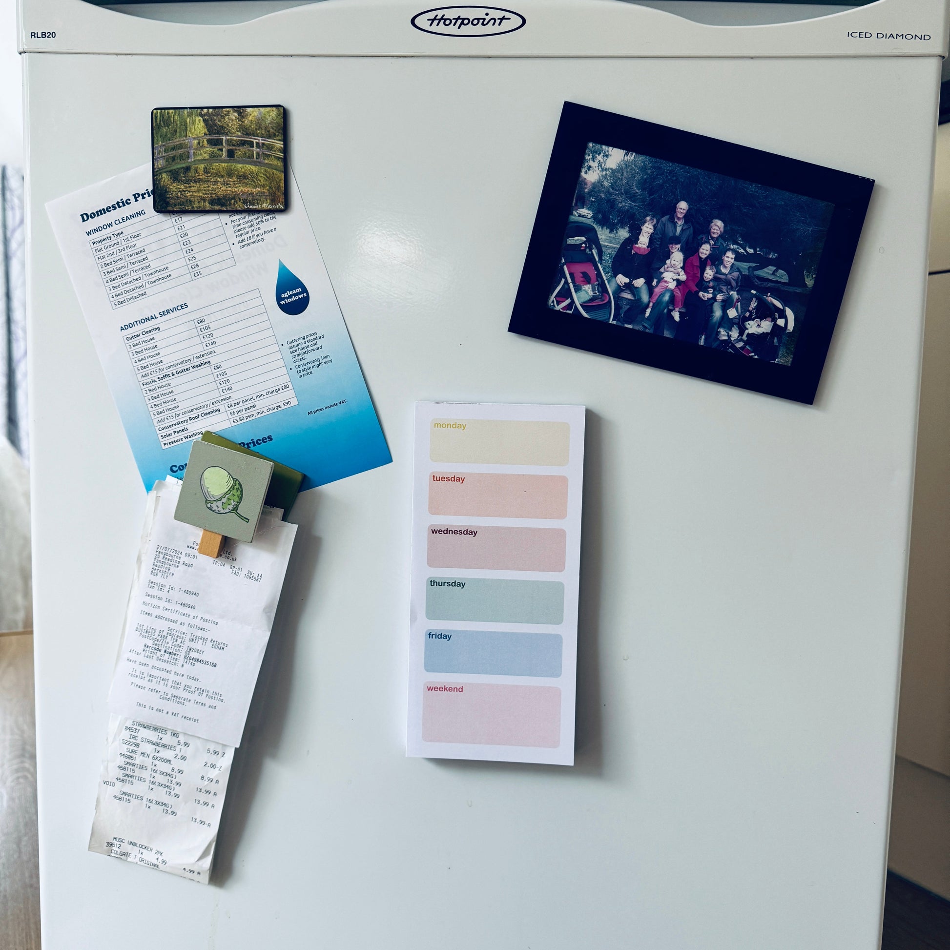 Weekly Rainbow Planner Pad