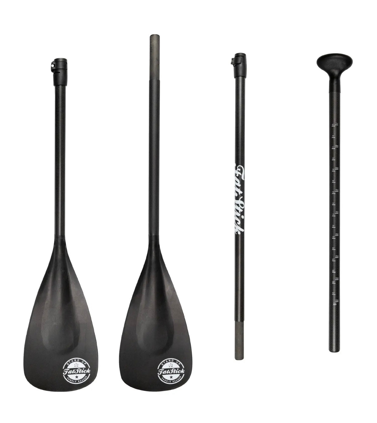 4 Piece Carbon Shaft Paddle for SUP and Kayak
