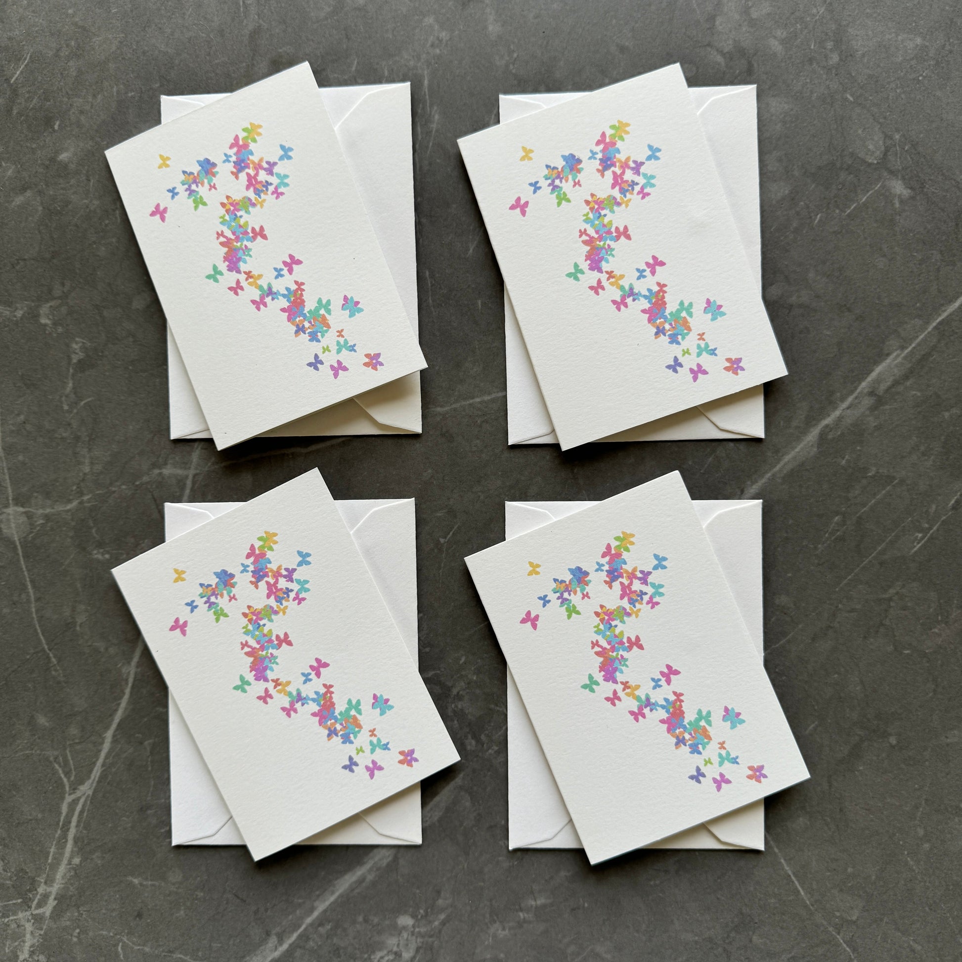 Butterfly Note Cards Set of Four