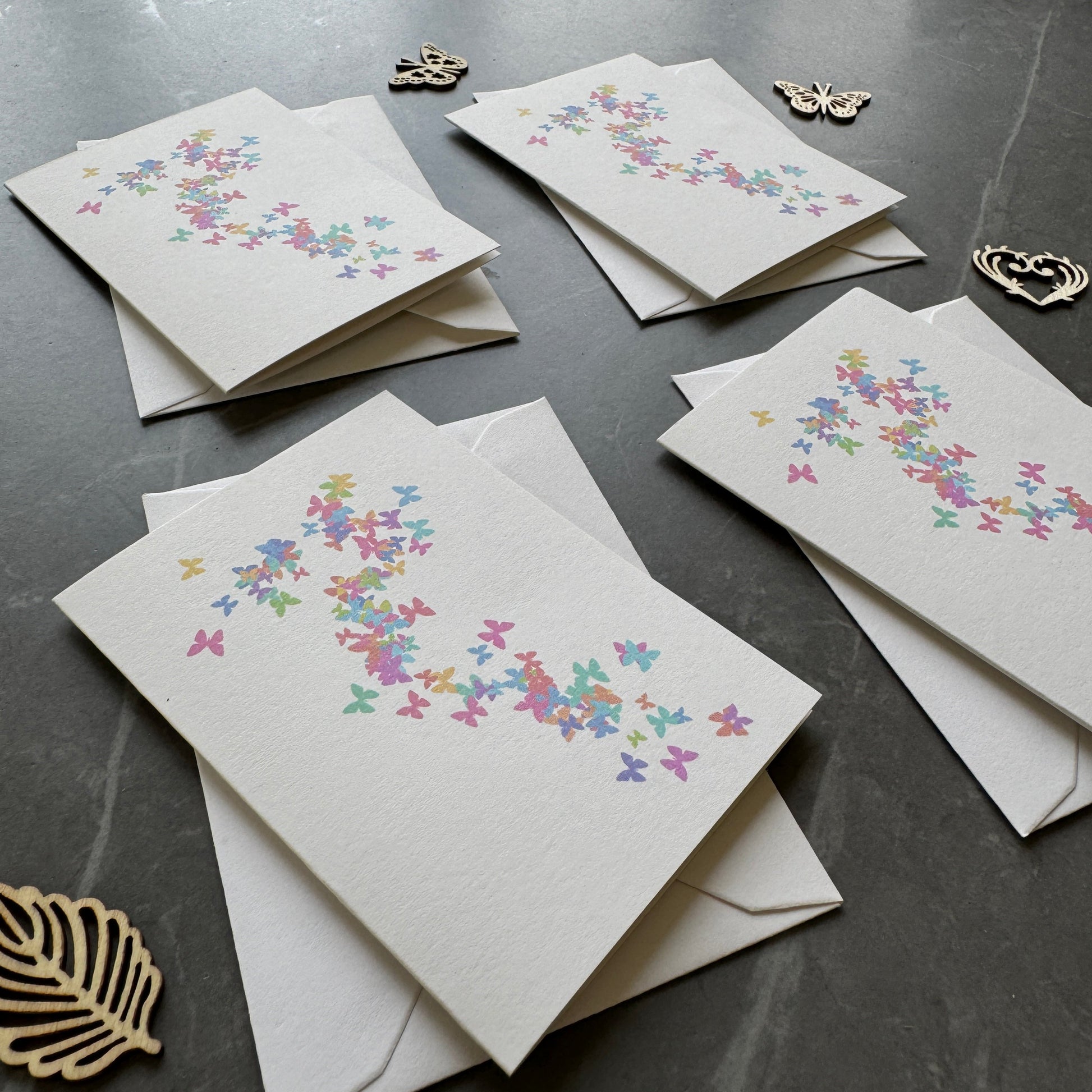 Butterfly Note Cards Set of Four