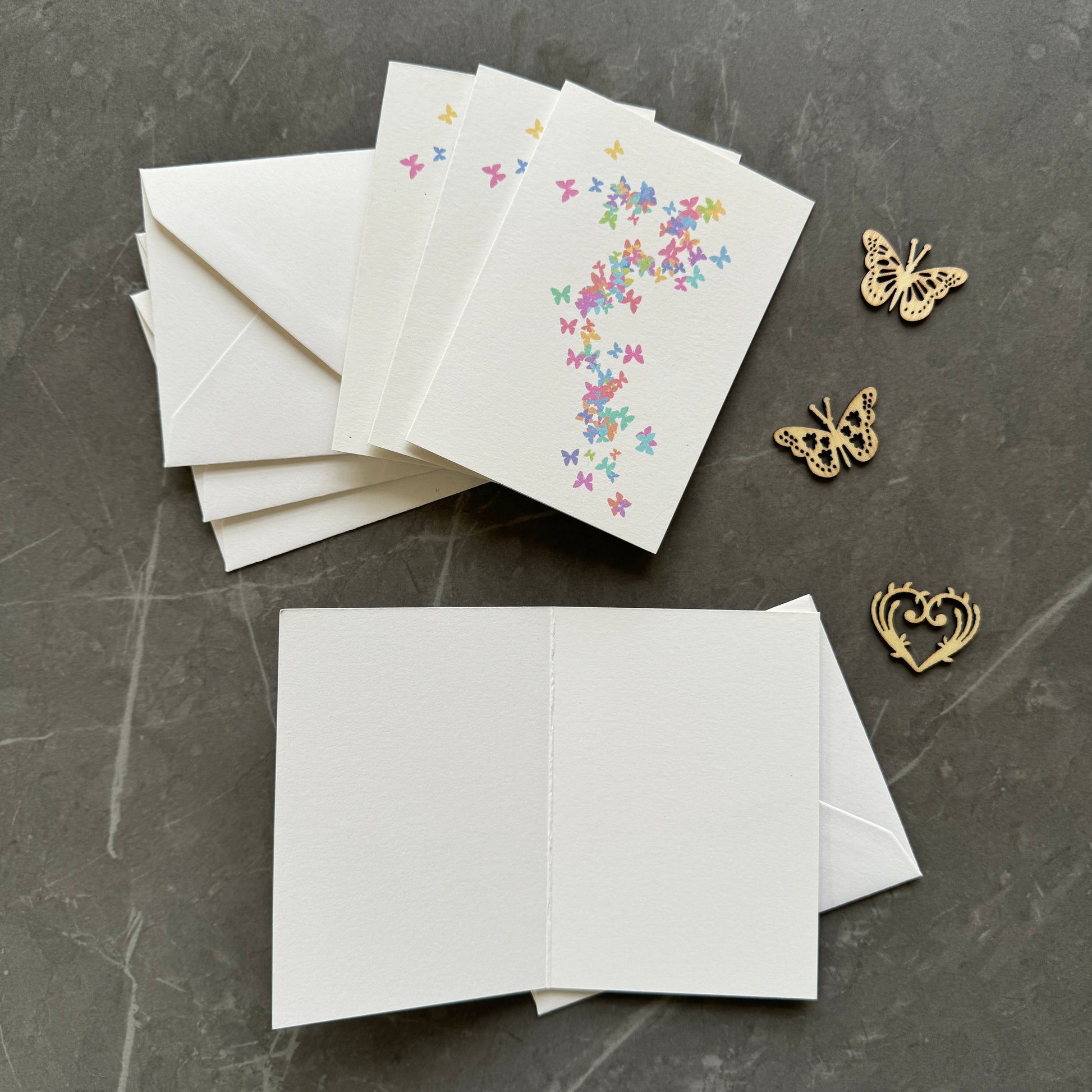 Butterfly Note Cards Set of Four