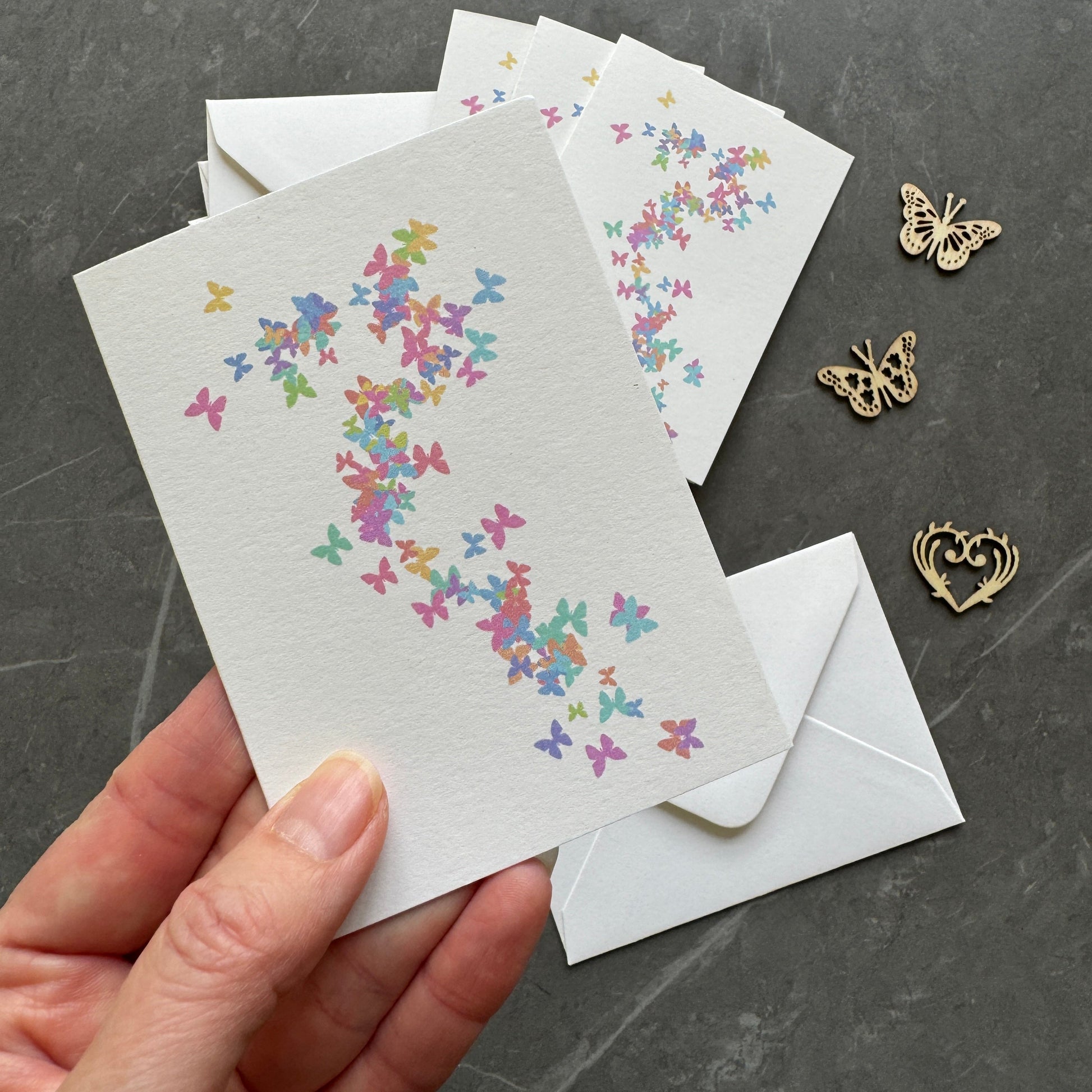 Butterfly Note Cards Set of Four